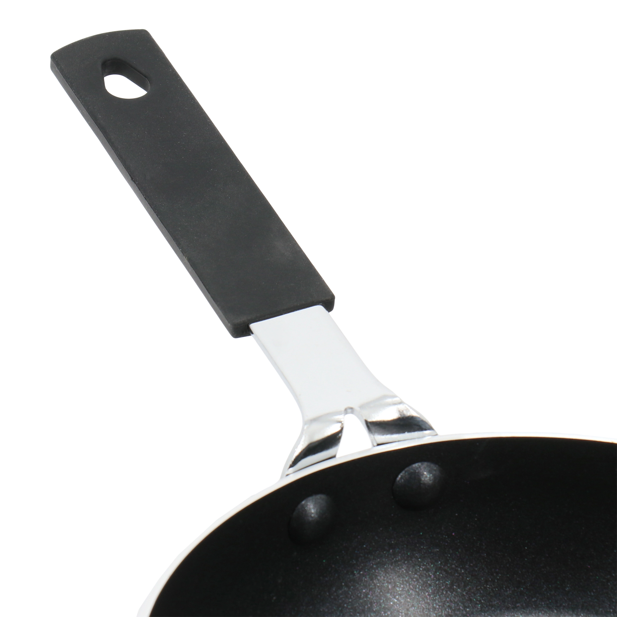 Oster Cambourne 6.5 Inch Aluminum Mini Frying Pan with Bakelite Handle in Black