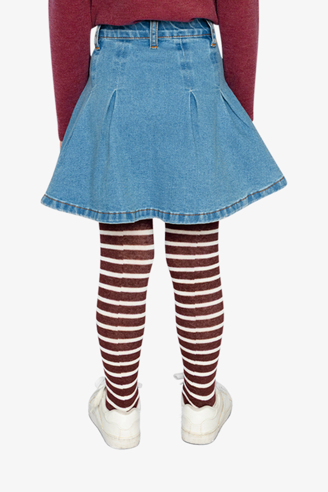 Deux par Girls Pleated Denim Skirt