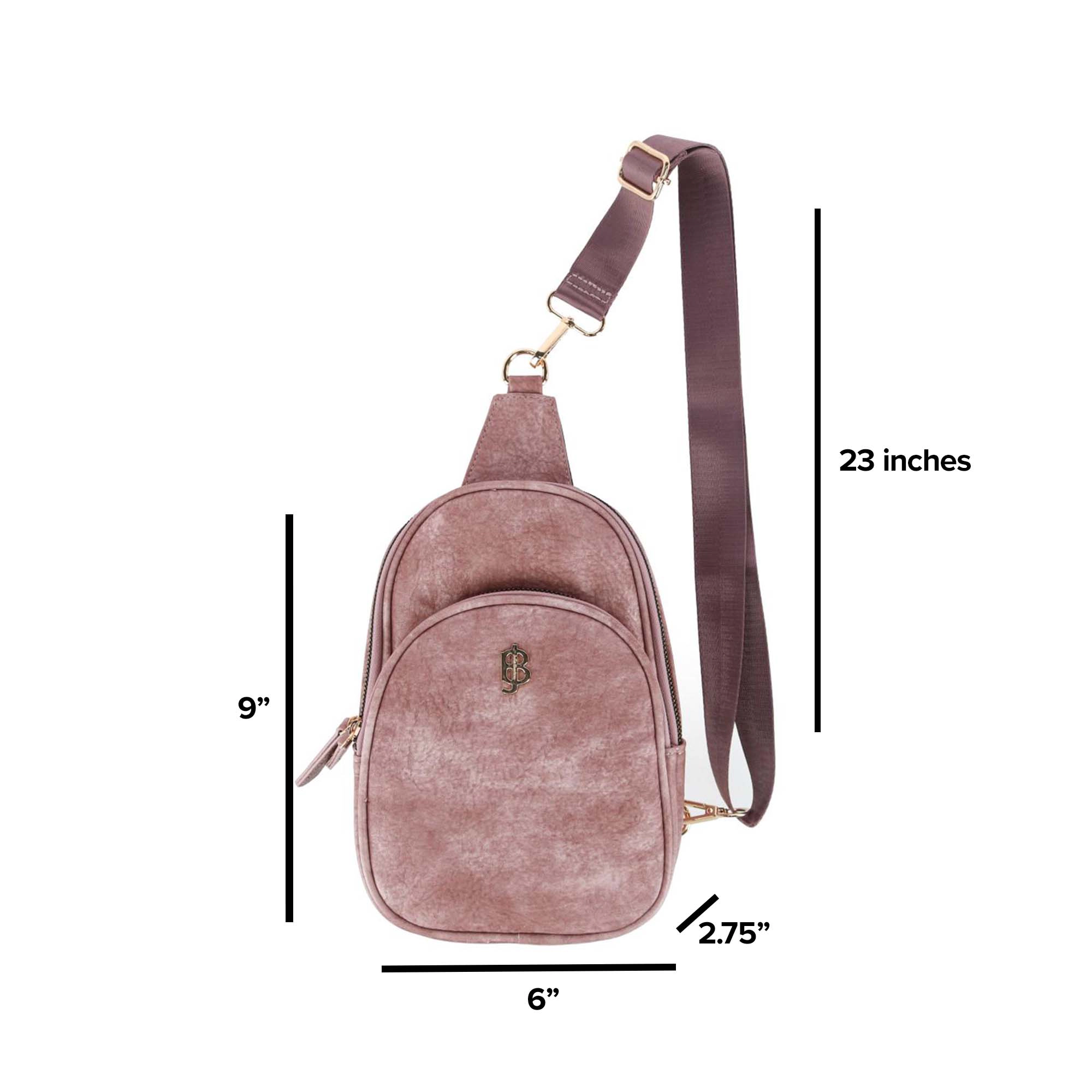 Buxton Women's Vegan Leather Sling Bag