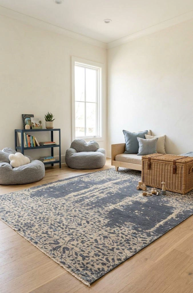 Magic Rugs 5'11 X 9'2 Charcoal Hand Knotted Oriental Modern Wool Rug