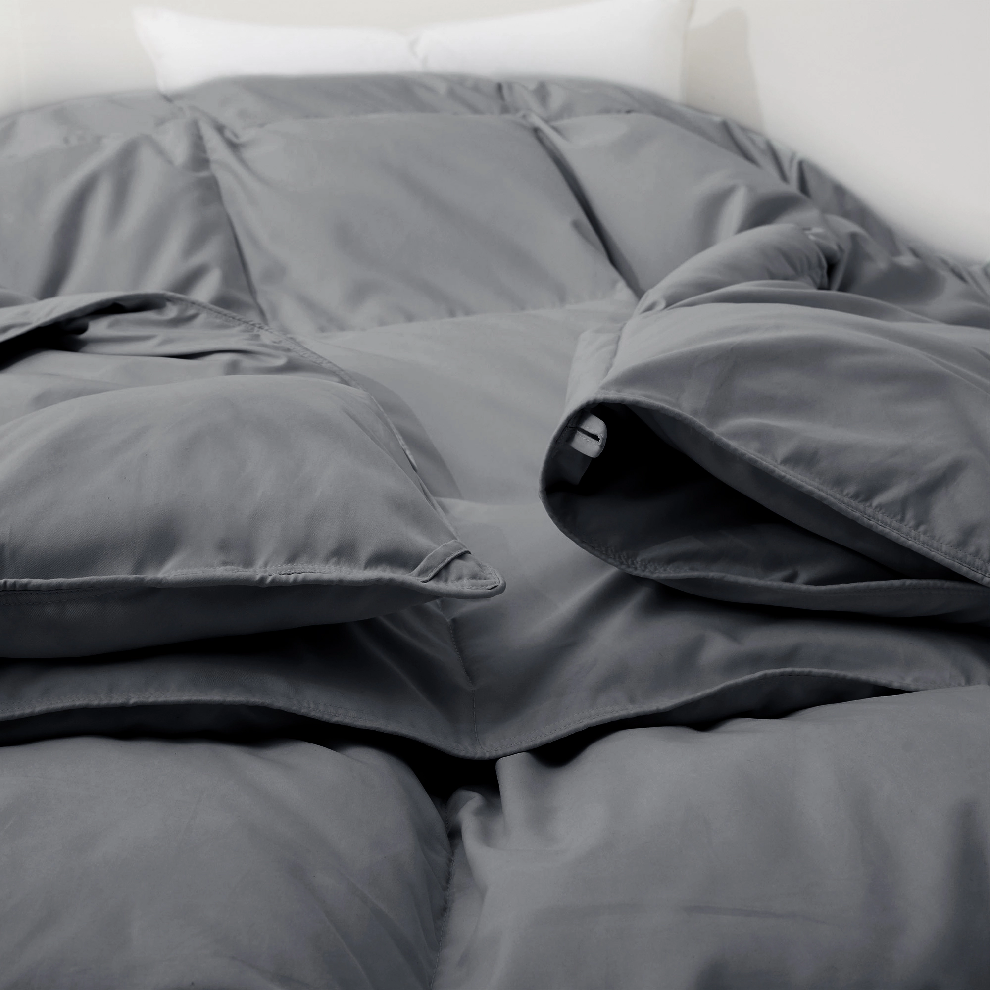 PEACENEST Lightweight Feather Fiber Comforter Soft Breathable Bedding Insert