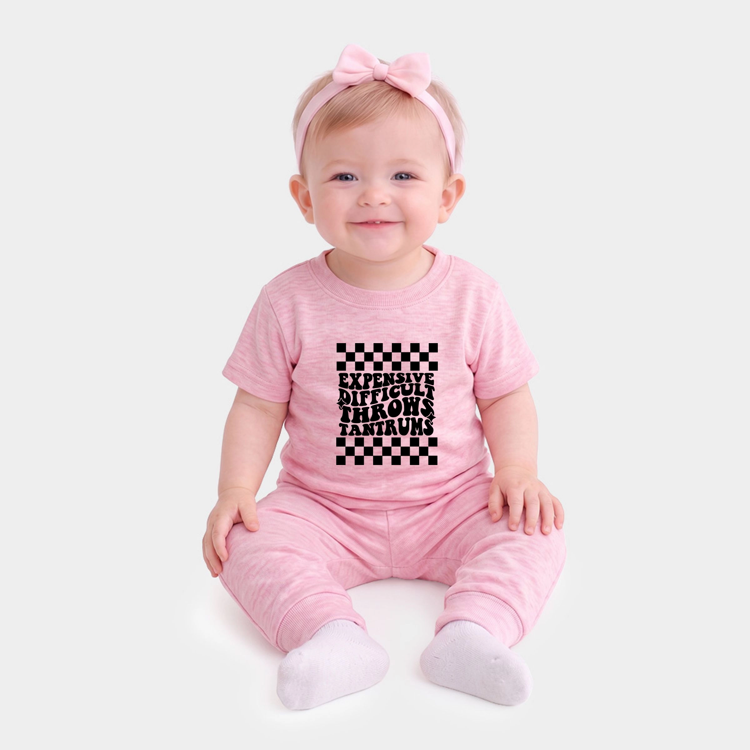 The Juniper Shop - Infant Jogger Pant Crew Set Expensive Difficult Tantrums