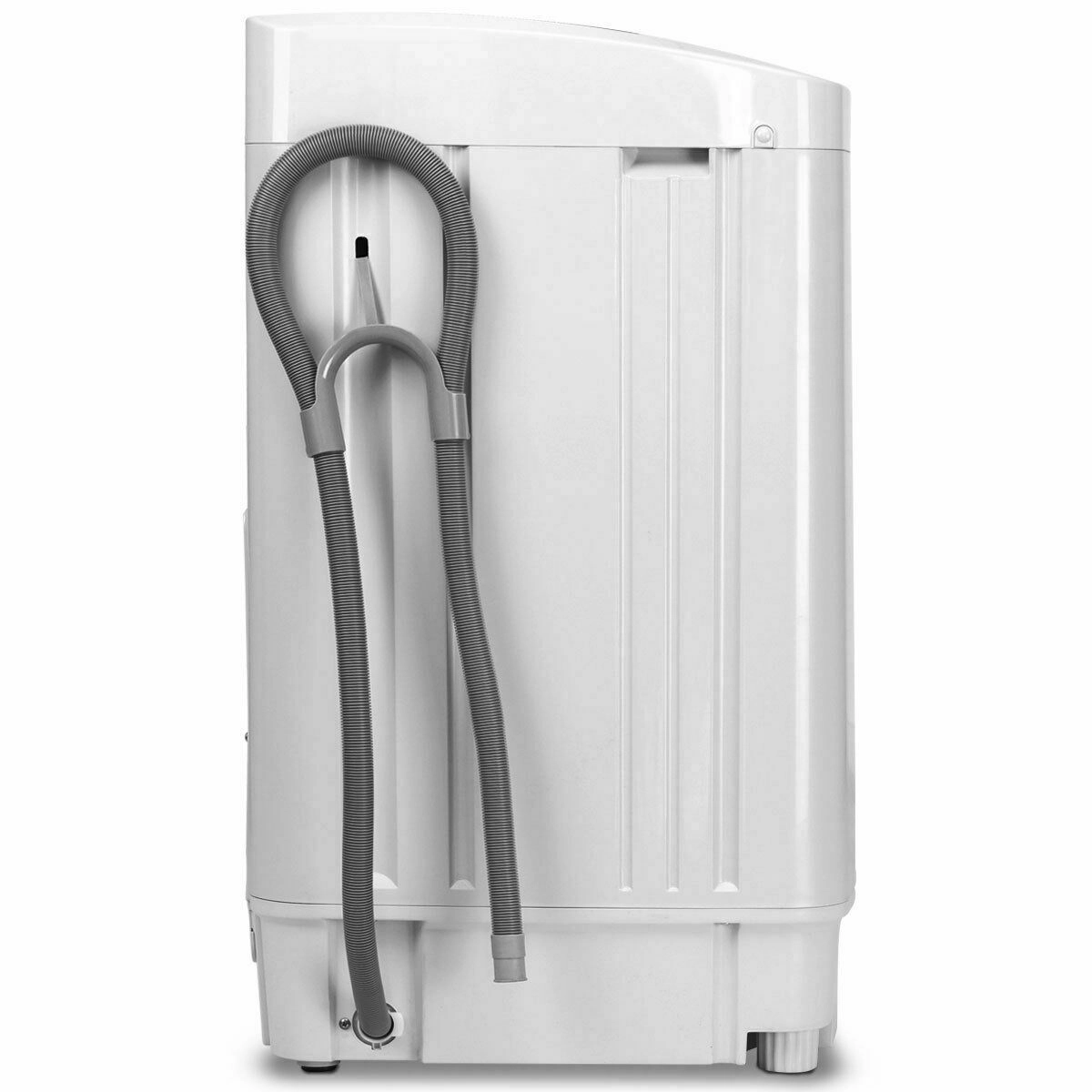 LJG 12 lbs Full-Automatic Washing Machine with 10 Wash Programs