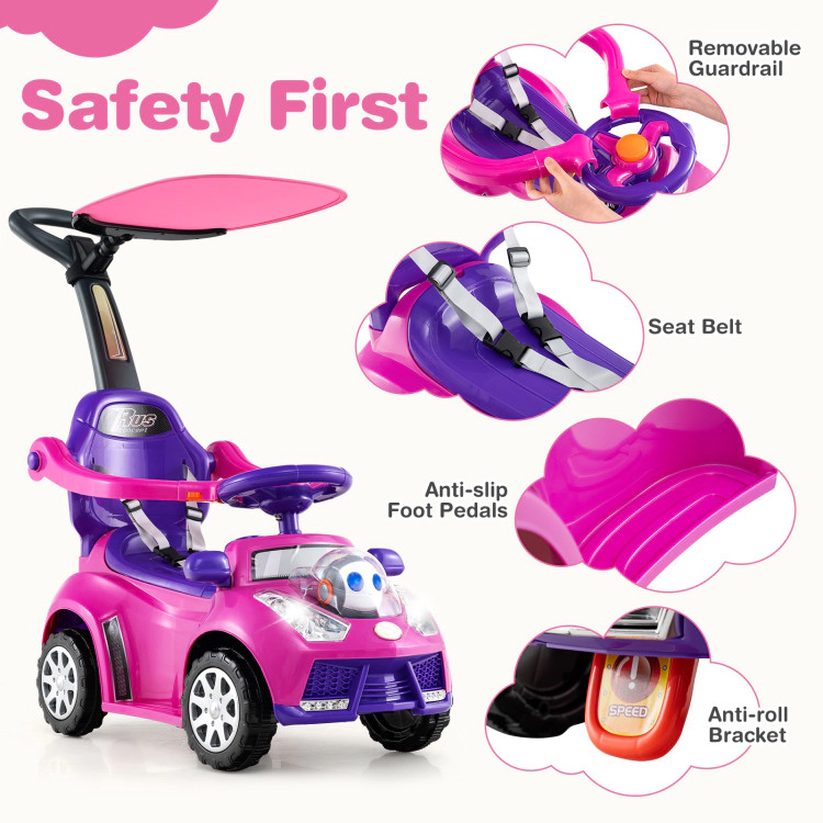 Hivvago 3 1 Push Car for Toddler Stroller Sliding Walking Boys and Girls