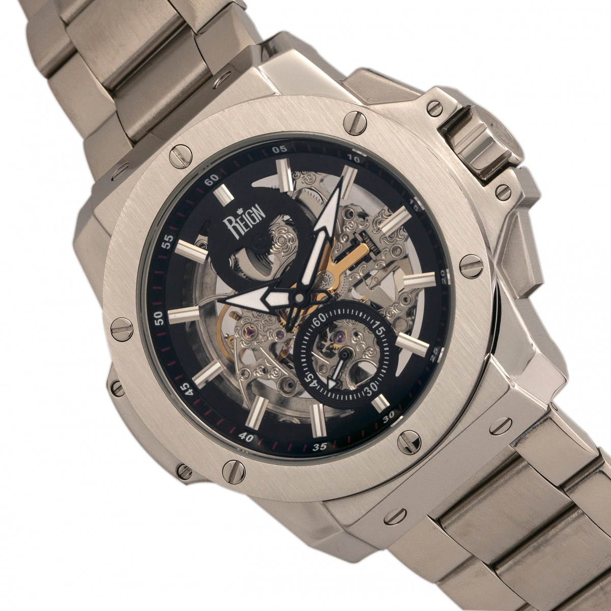 Reign Commodus Automatic Skeleton Bracelet Watch
