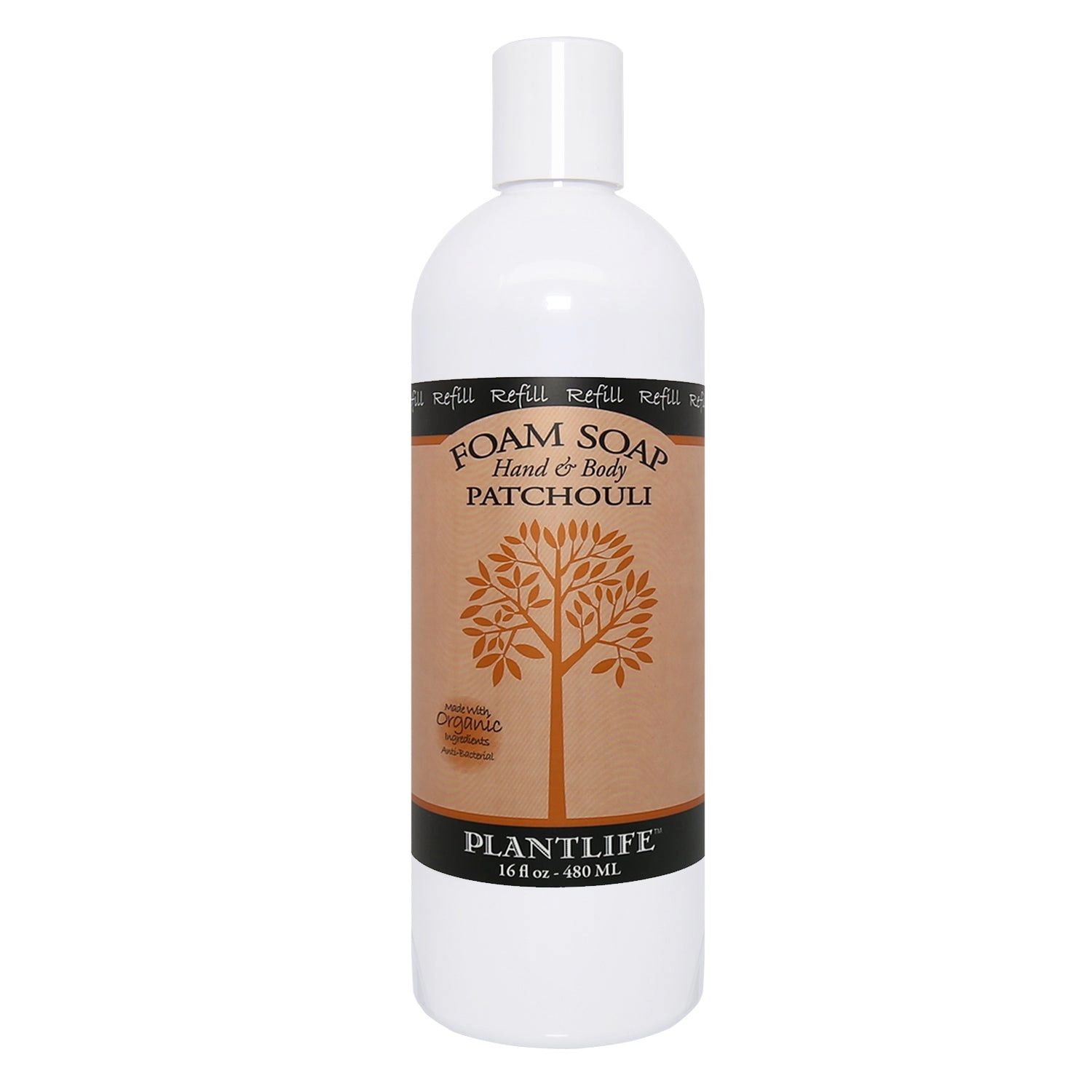 Plantlife Patchouli Hand & Body Foam Soap Refill