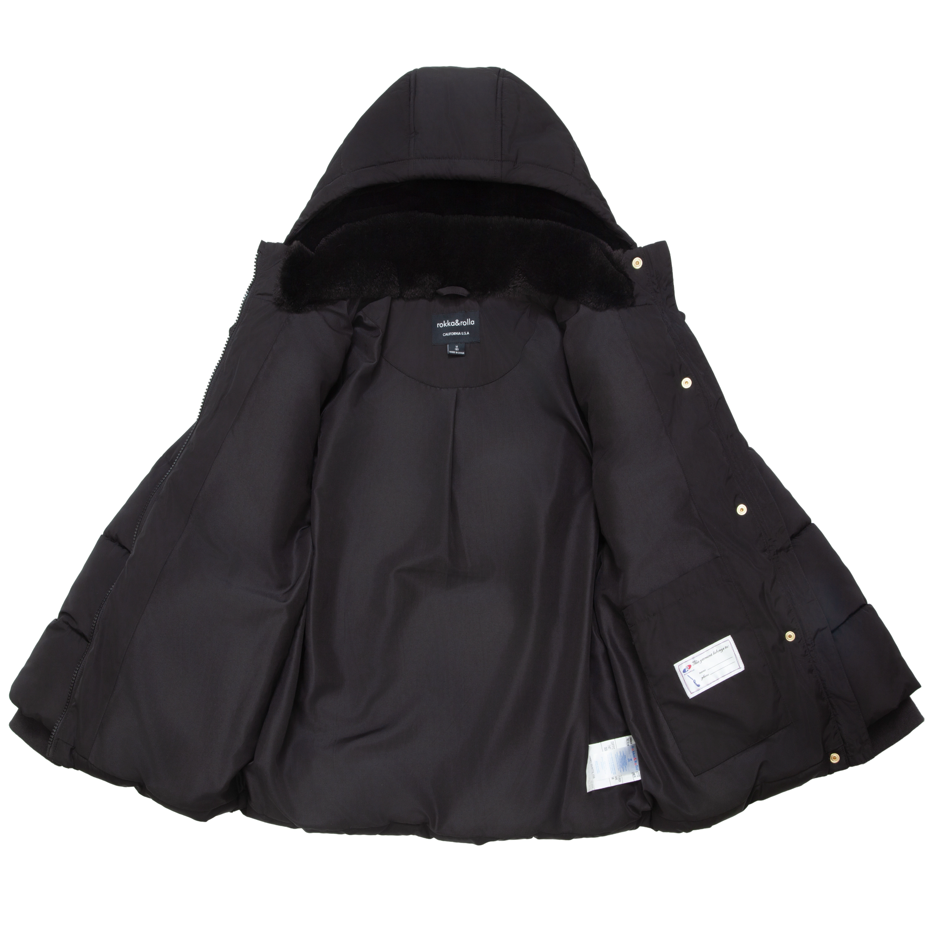 Rokka&Rolla Little & Big Kid Girls Timeless Quilted Coat