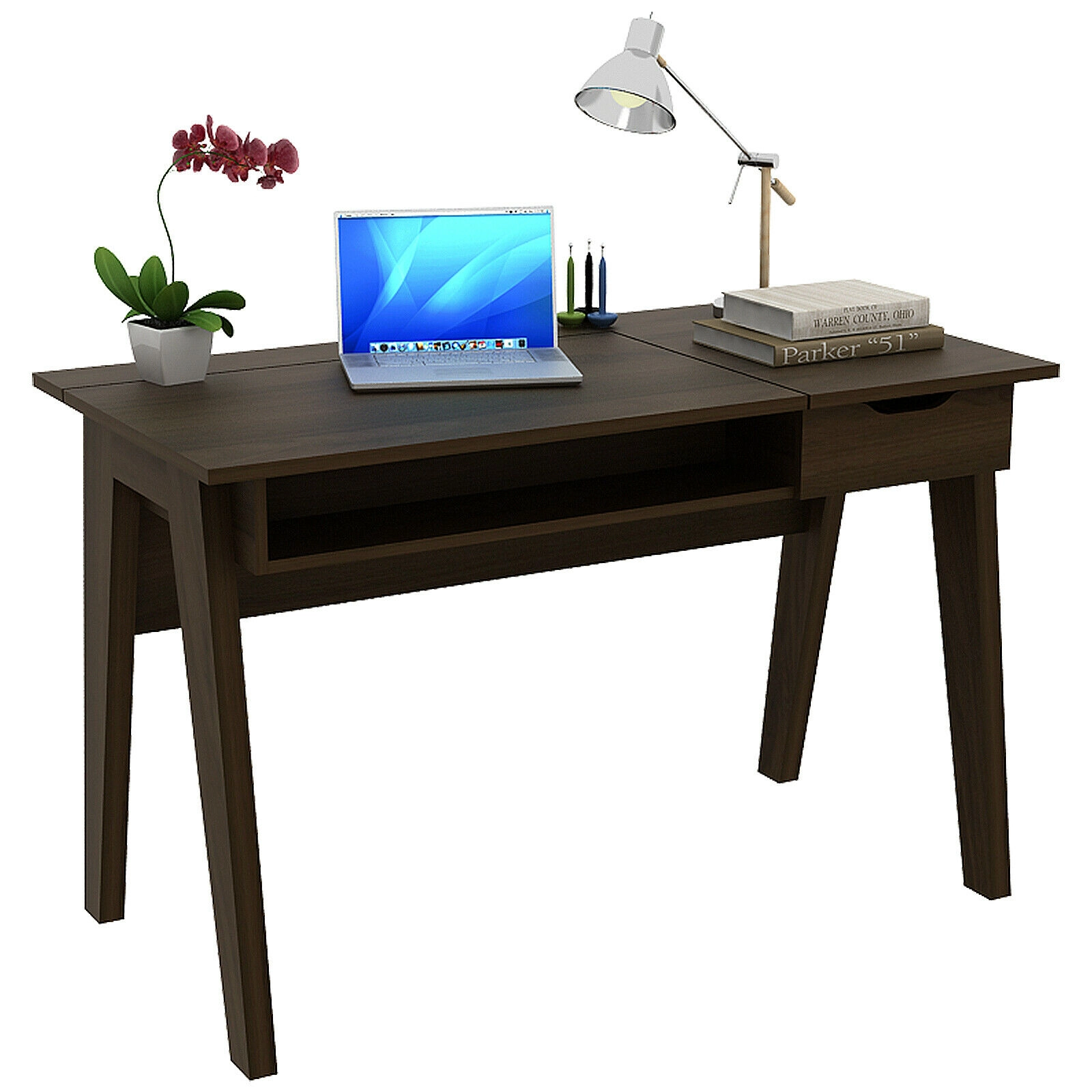 LJG Dressing Table with Flip Mirror and Storage Drawer