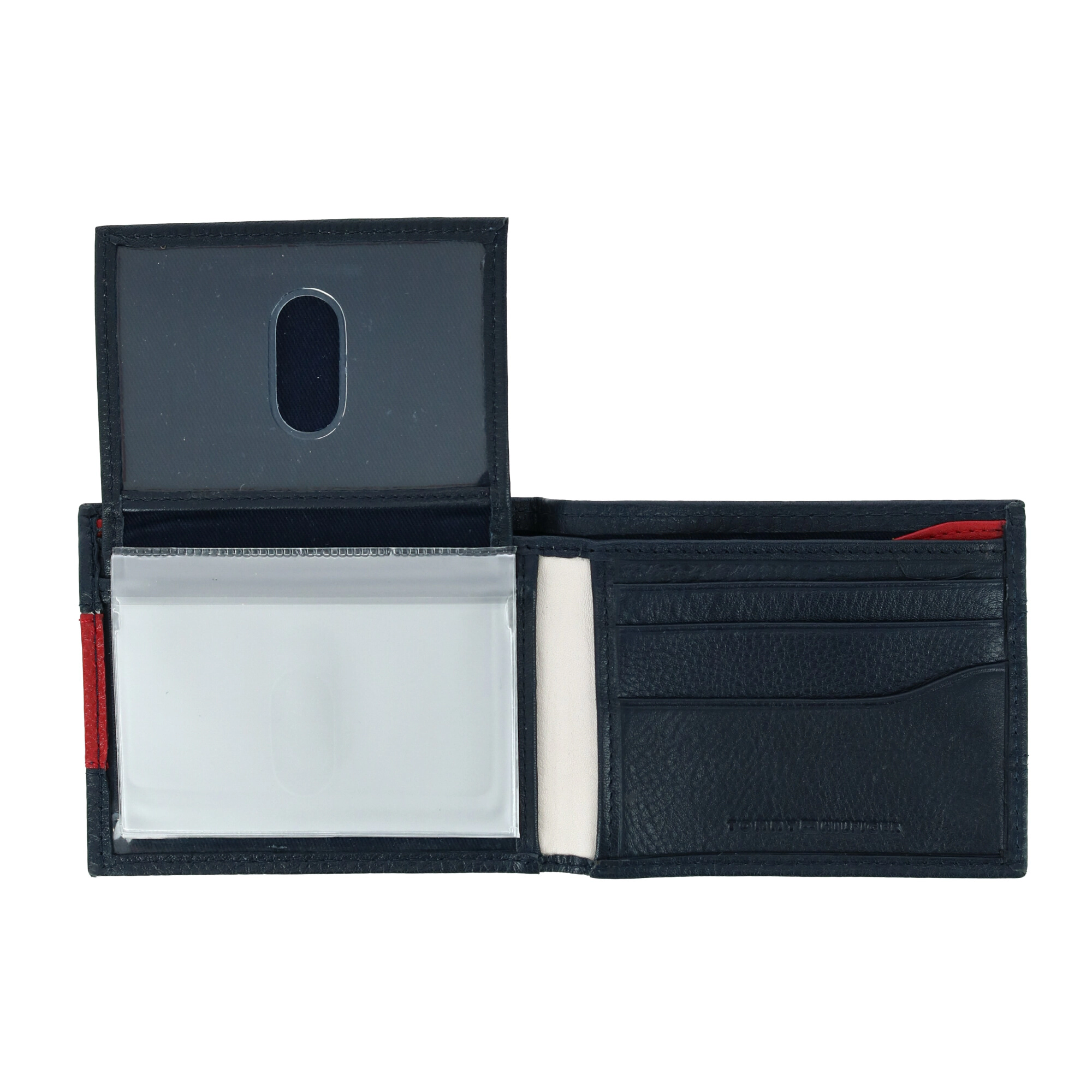 Tommy Hilfiger Men's Leather RFID Bifold Wallet with Removable Passcase
