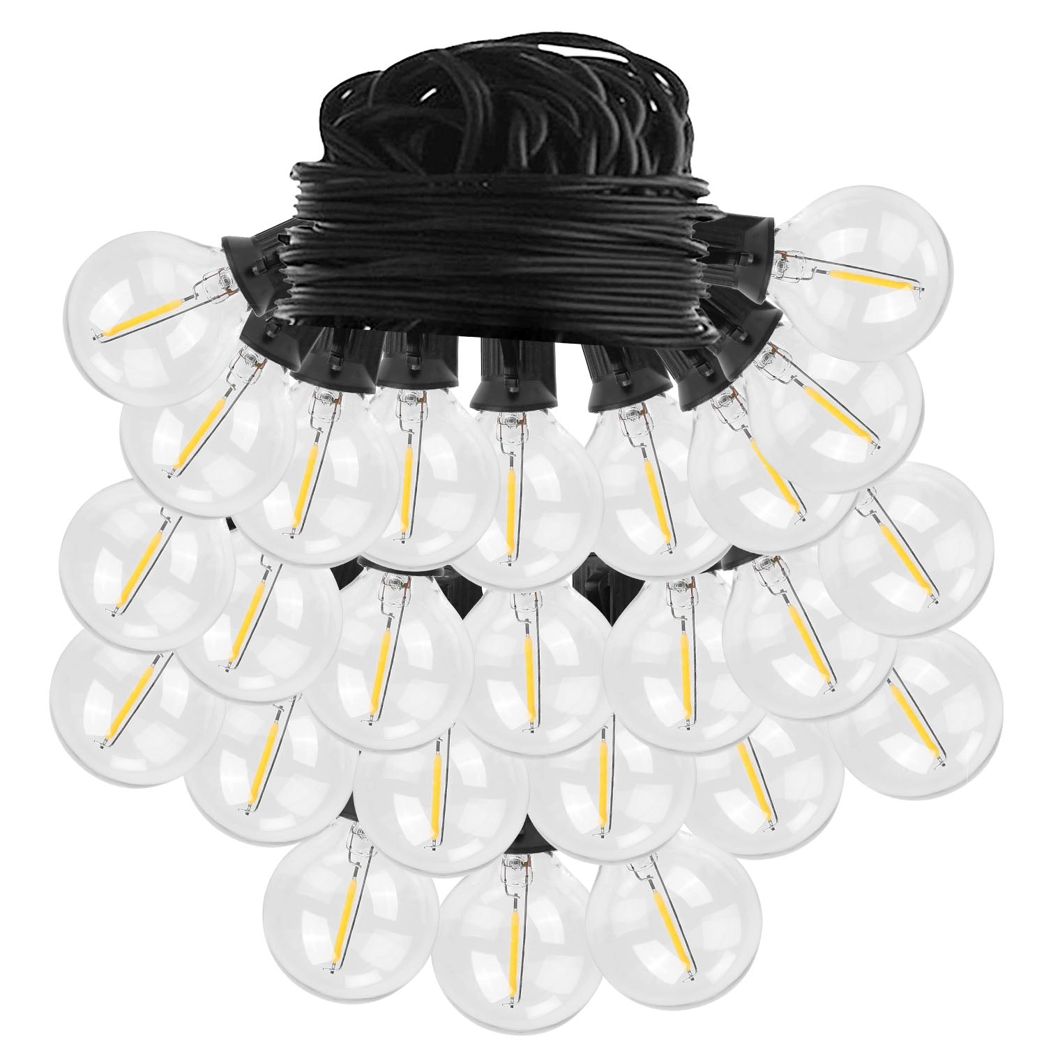 IMounTEK Unisex Warm Glass Globe String Lights