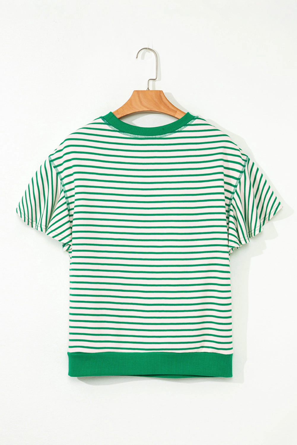 Threaded Pear Women's Sol Ruffle Short Sleeve Top