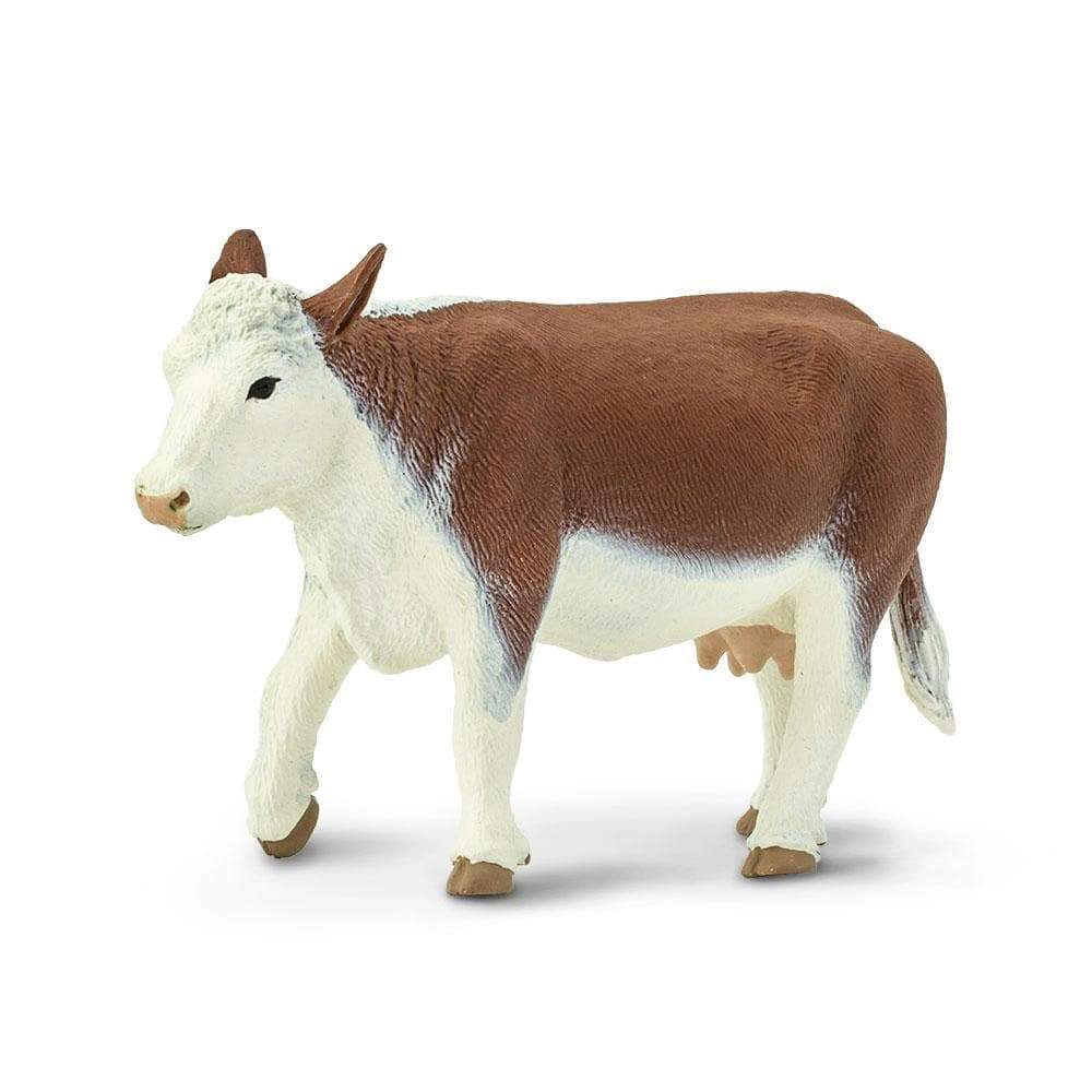 Safari Ltd. - Hereford Cow Kids Toy Figure