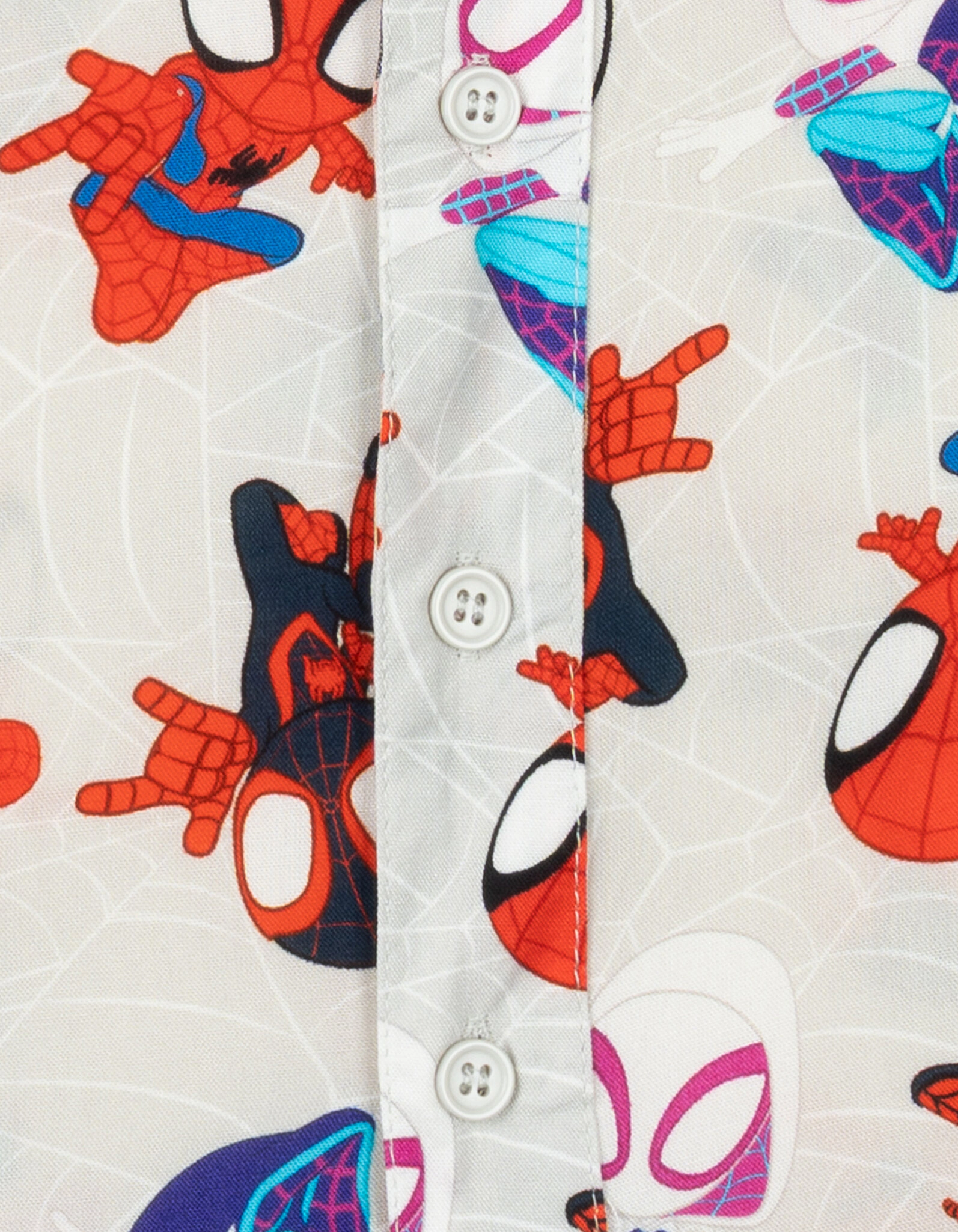 Marvel Spidey and His Amazing Friends Boys' Short Sleeve Button Down Shirt