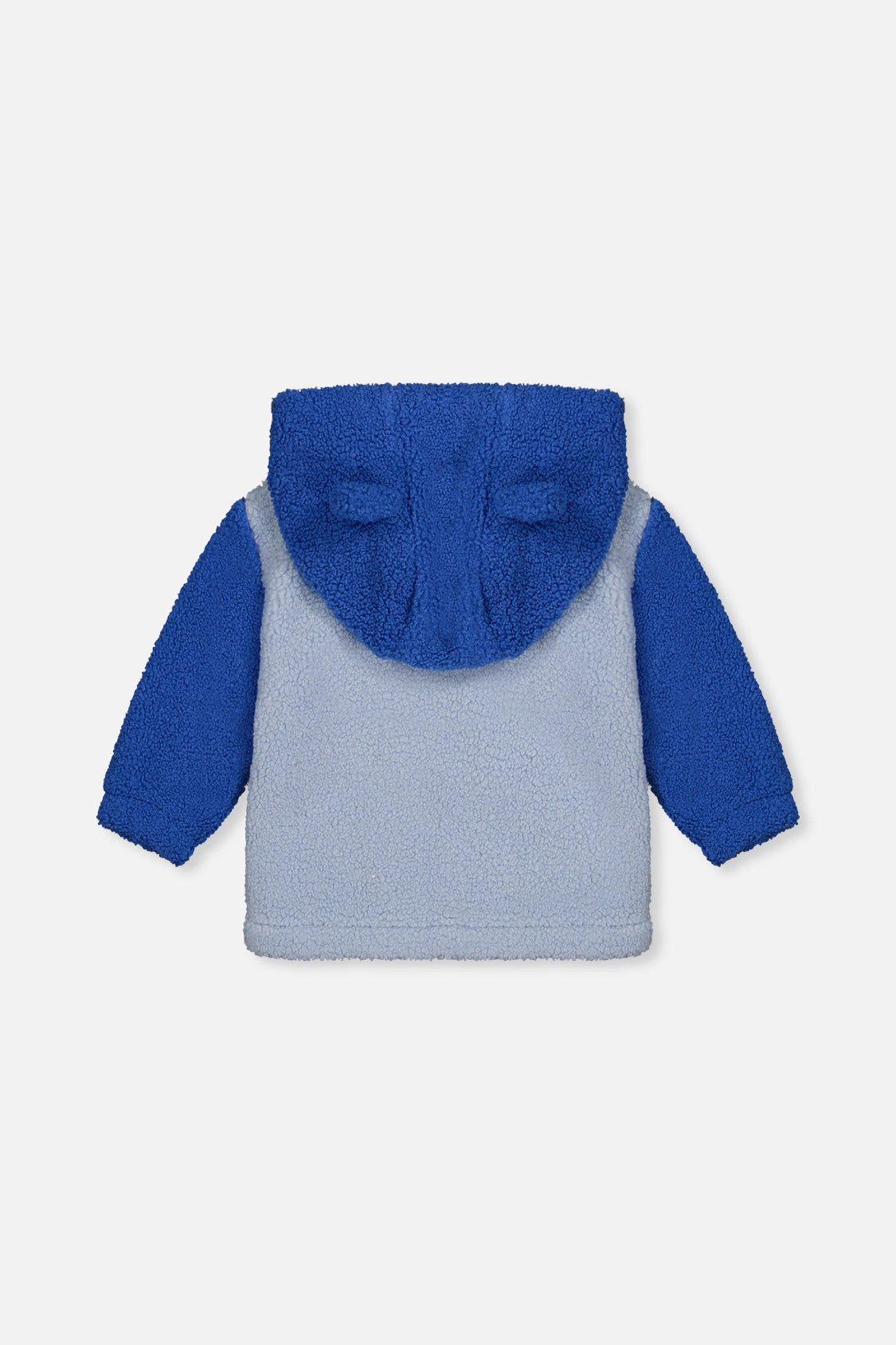 Deux par Boys Sherpa Bear Ear Hooded Zip Jacket