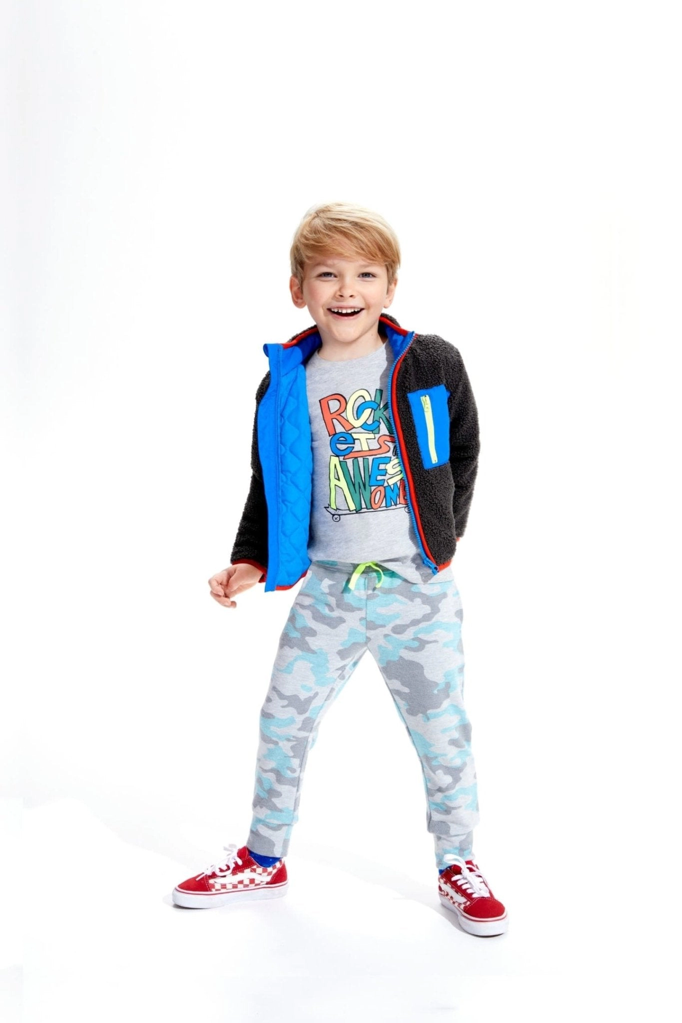Rockets of Awesome Camo Crazysoft Jogger for Boys