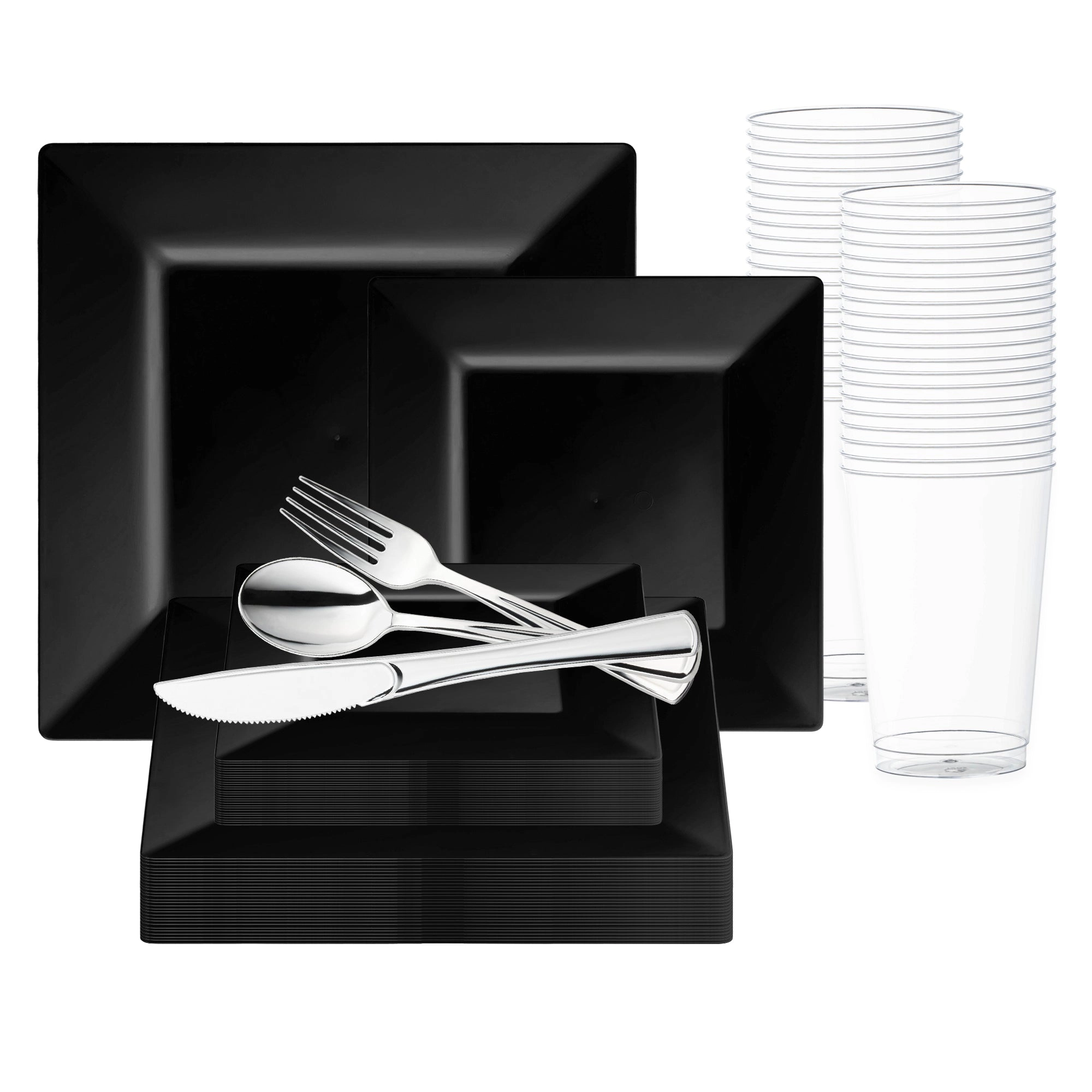 Smarty Had A Party Square Plastic Wedding Value Set