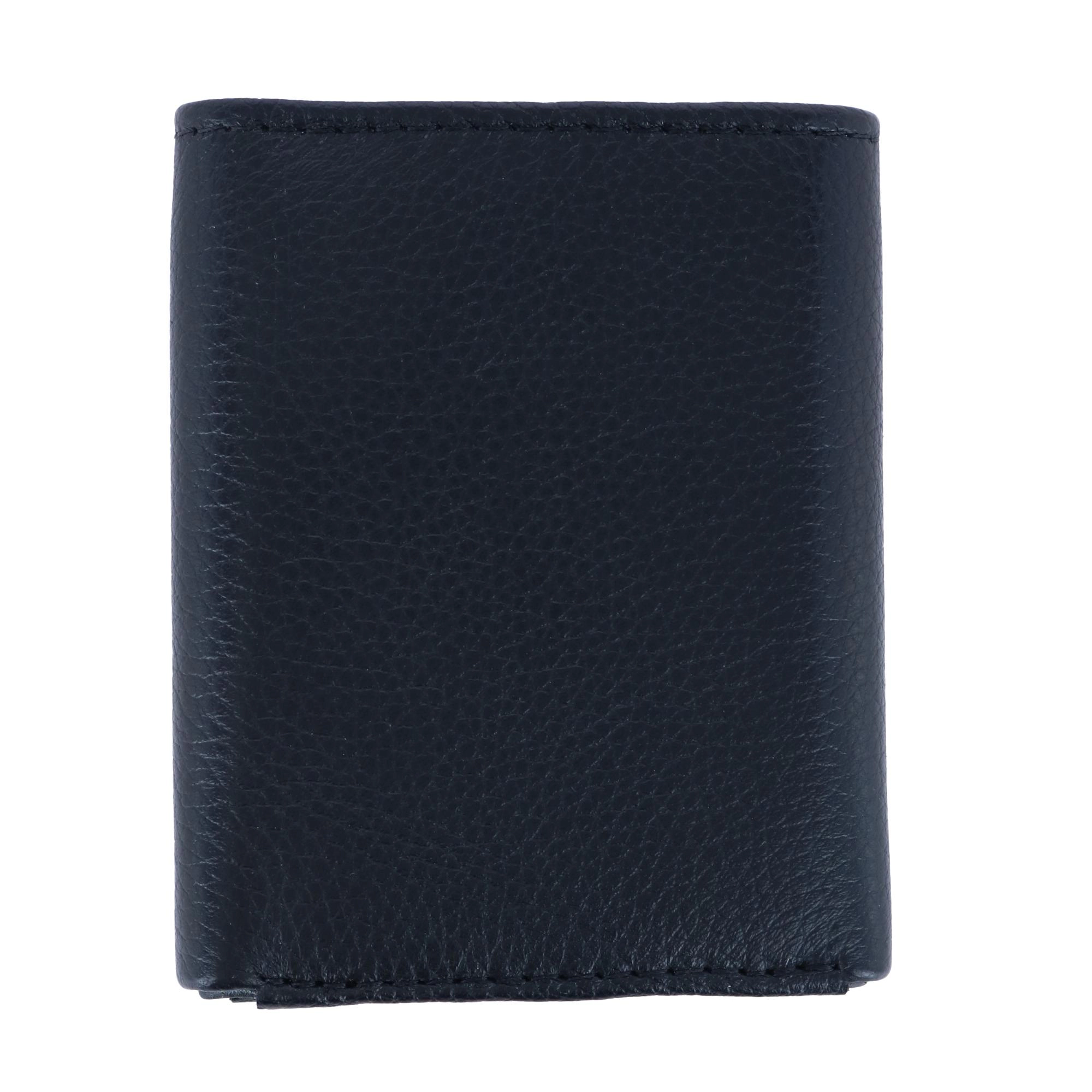 CTM Men's Leather Trifold Wallet