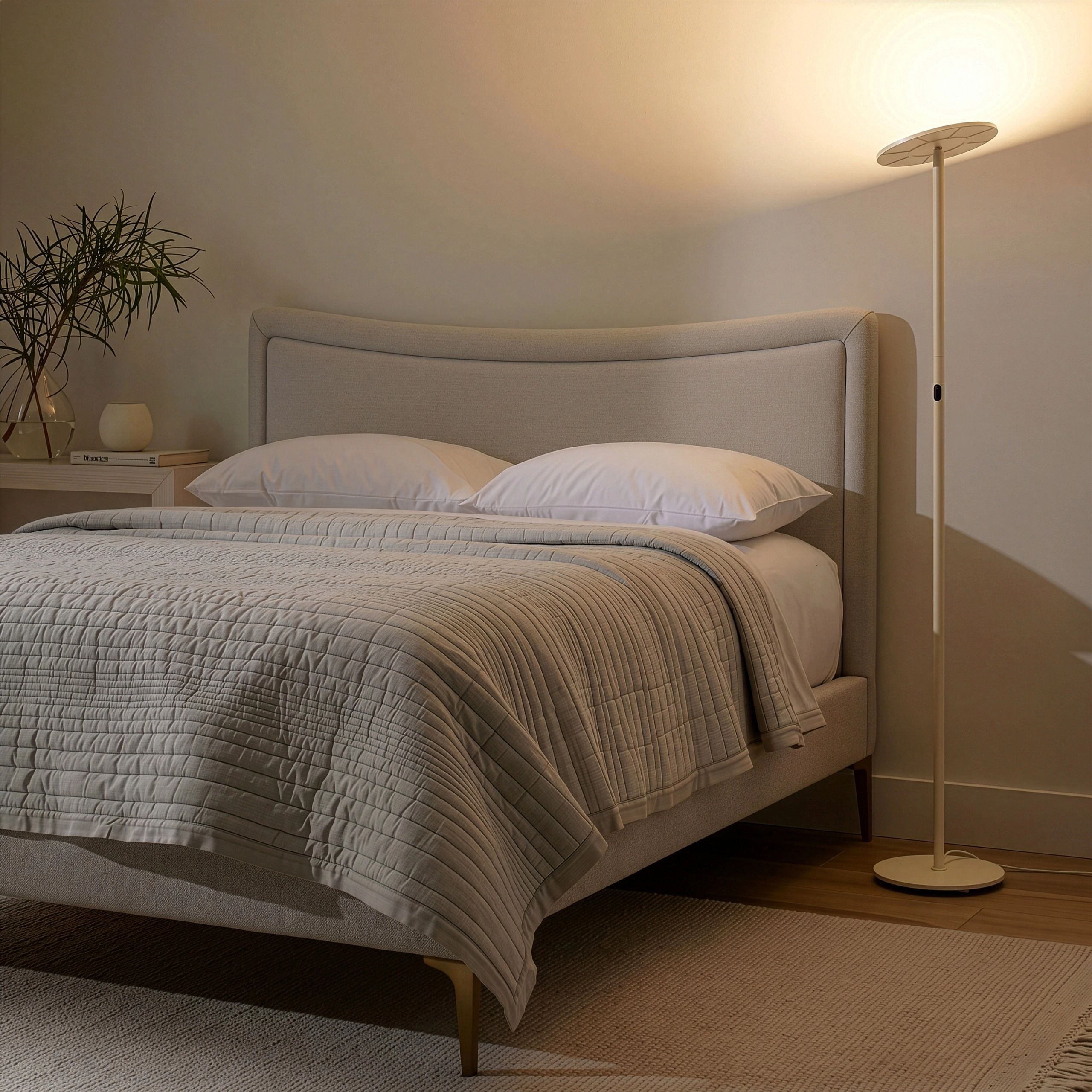 Brightech Sky Torchiere Adjustable Floor Lamp