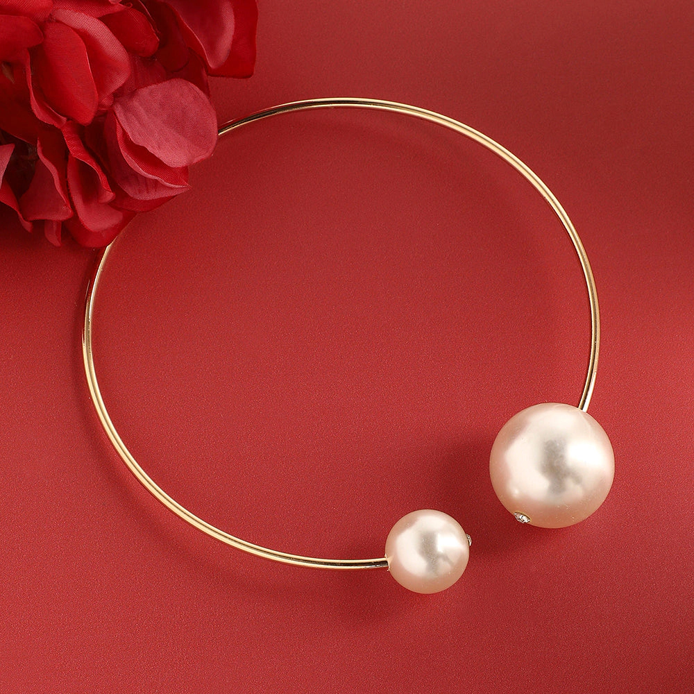 SOHI Women's Elegant Pearl Choker
