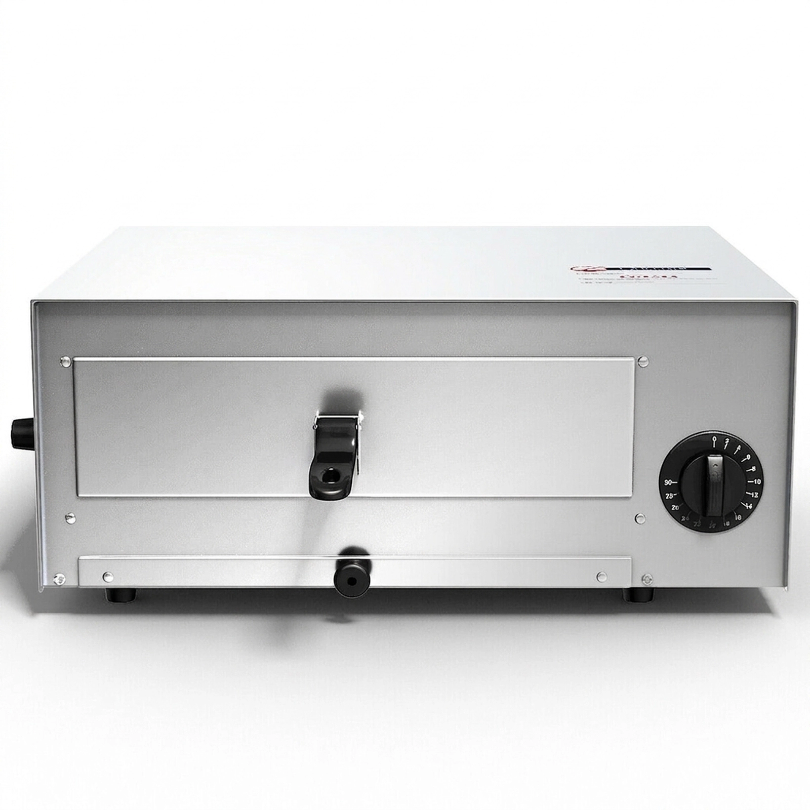 SUGIFT Commercial Countertop Pizza Oven 1450W 120V 12-in Pizzas 30-Minute Timer 19 x 16 x 7.5-in Stainless Steel