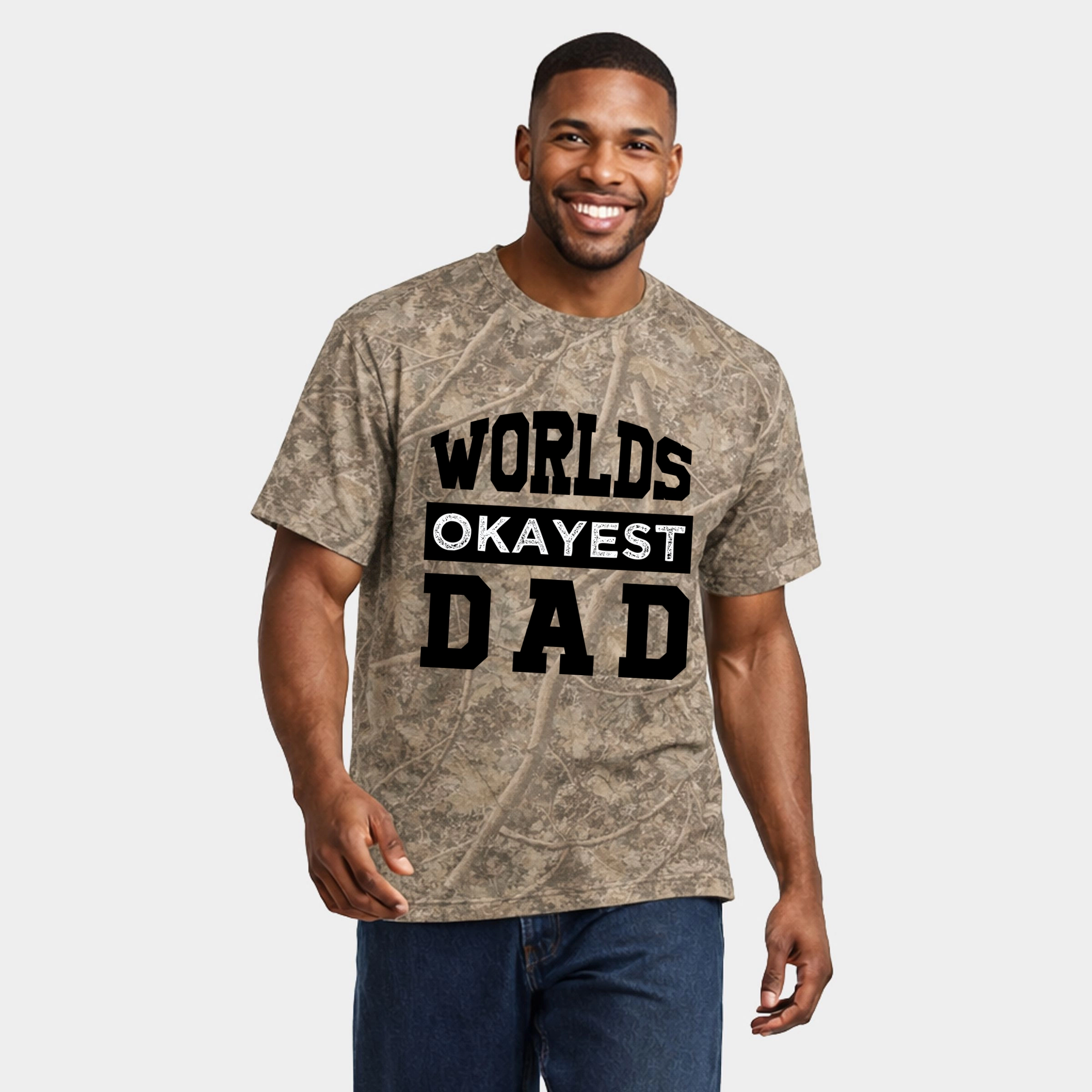 Simply Sage Market - World's Okayest Dad Men's Heavyweight Crew