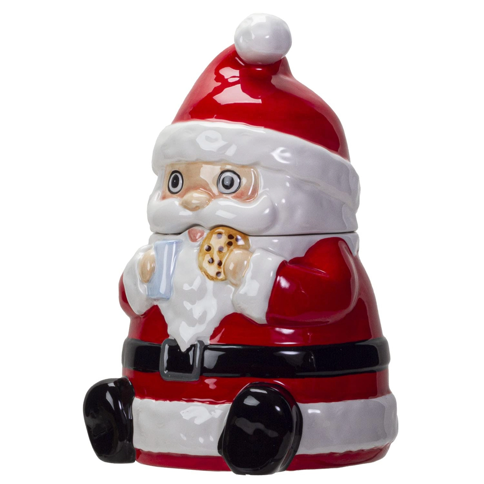 Pacific Giftware Santa Claus Ceramic Cookie Jar 10 inch