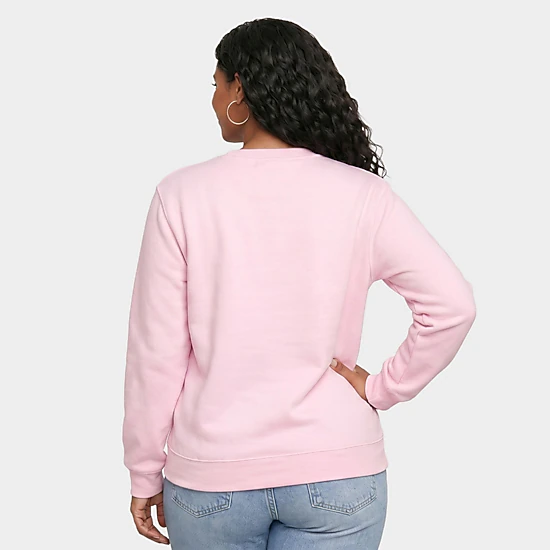 Simply Sage Market - Women's Graphic Sweatshirt - Embroidered Hand Drawn Heart
