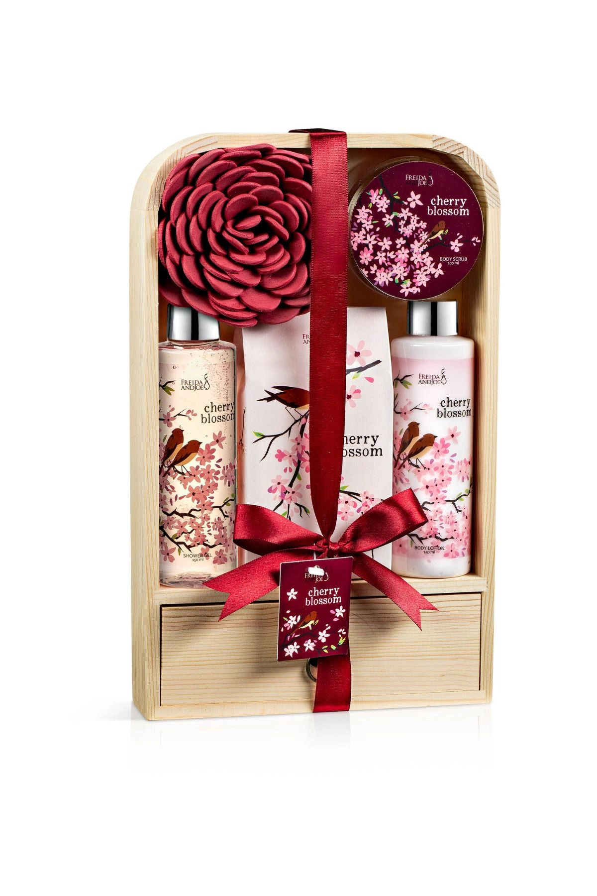 Freida and Joe Women Elegant Modern Cherry Blossom Bath & Body Gift Set