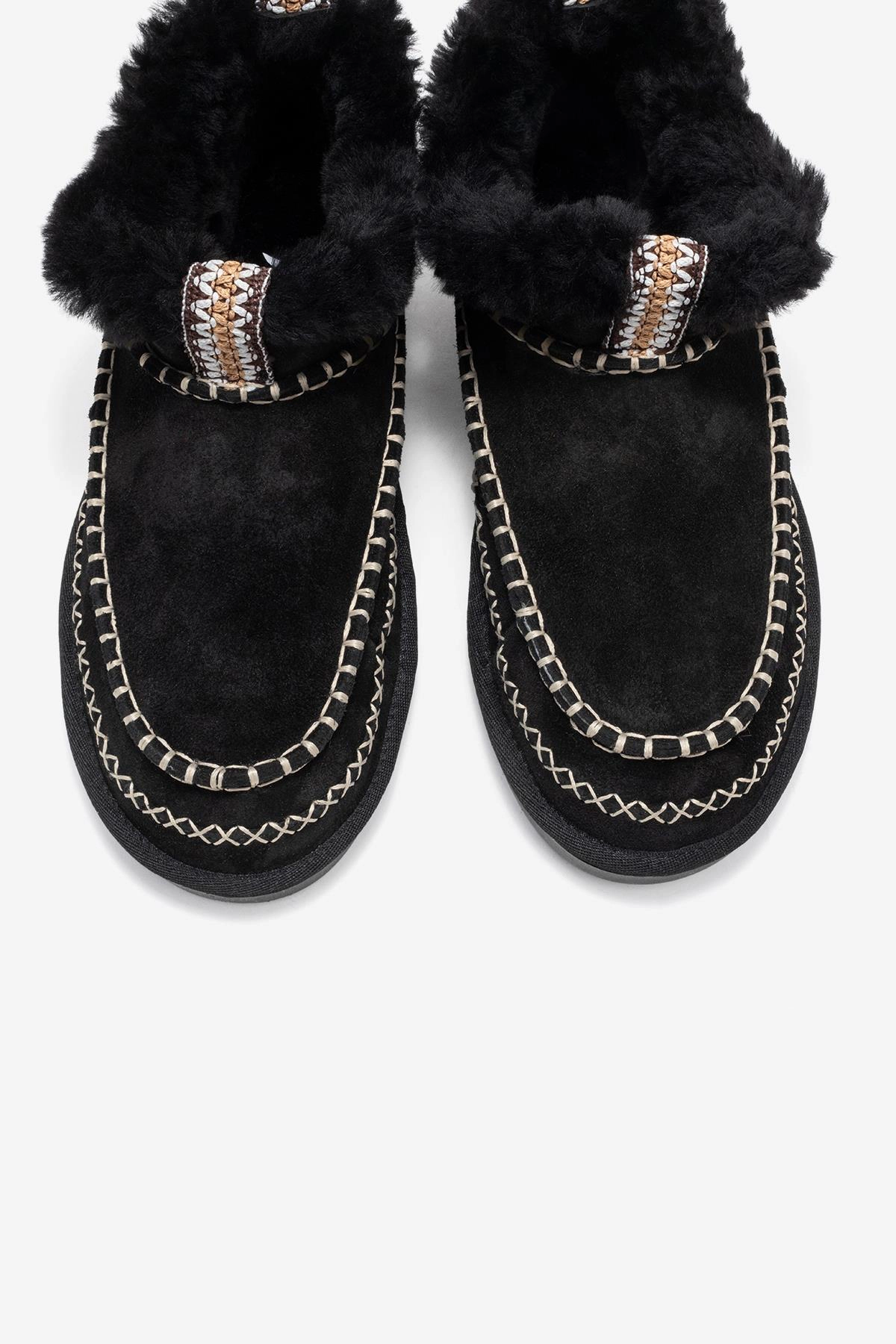 Forever & Always Womens Darel Leather Ankle Boot