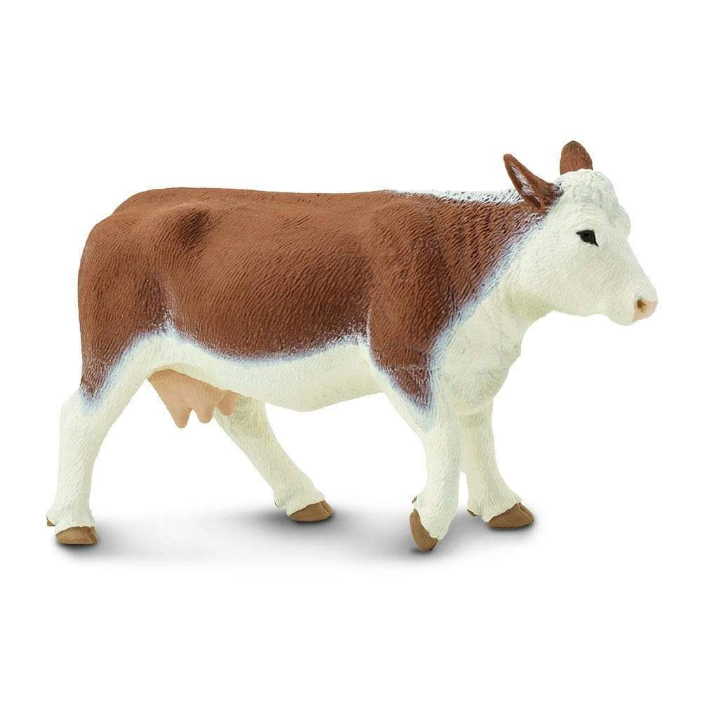 Safari Ltd. - Hereford Cow Kids Toy Figure
