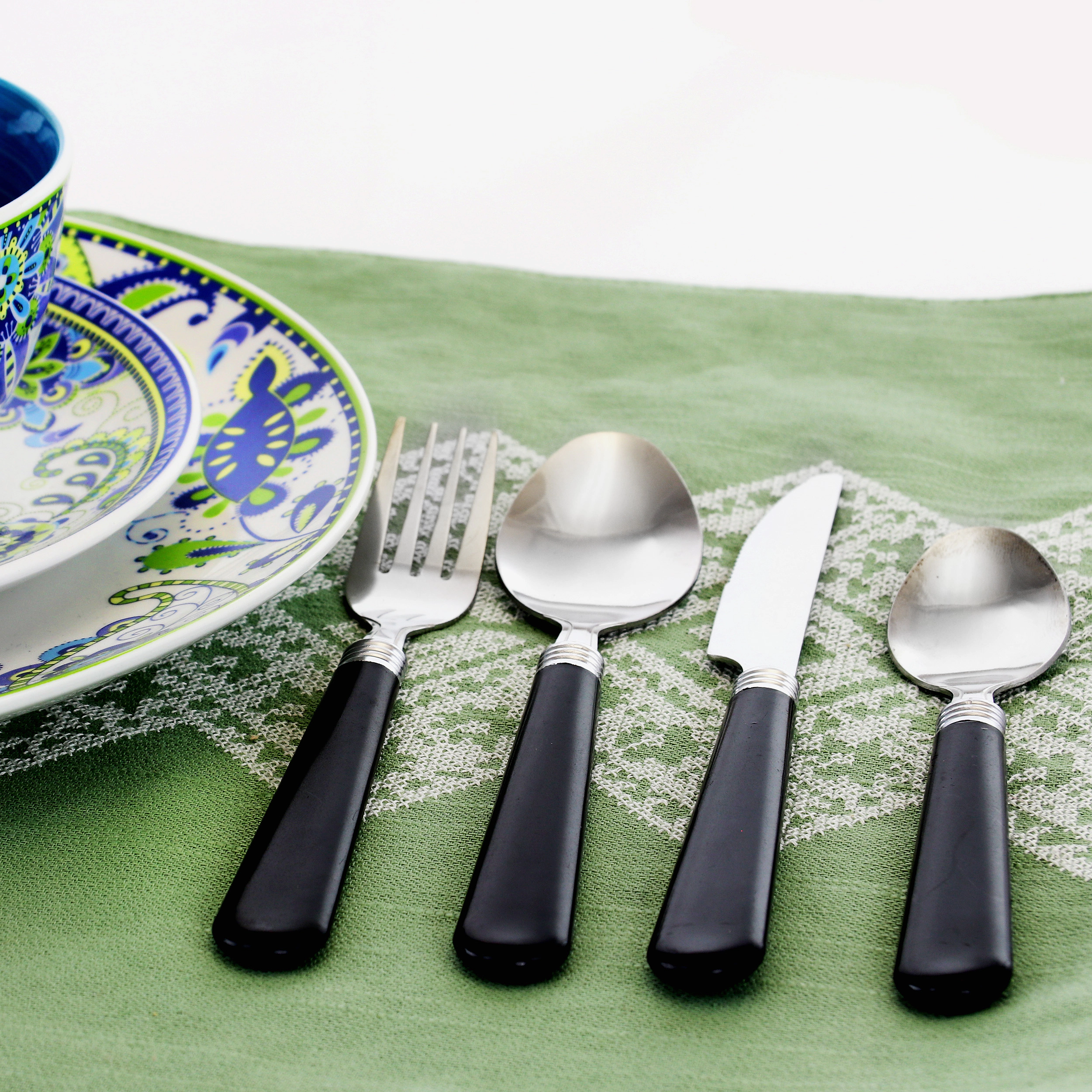 Gibson Sensations II 16 Piece Stainless Steel Flatware Set