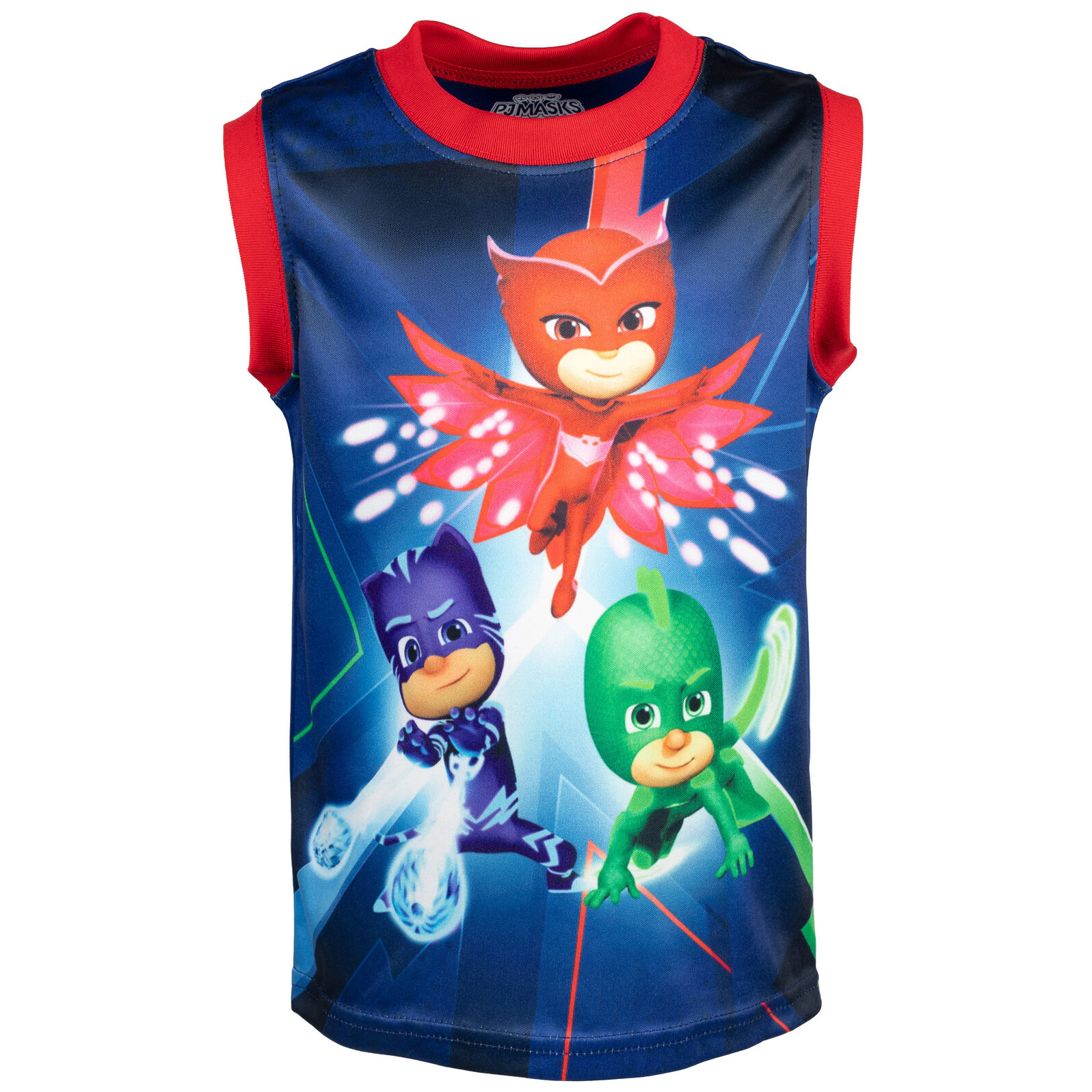 PJ Masks Boys' T-Shirt, Tank and Shorts Set