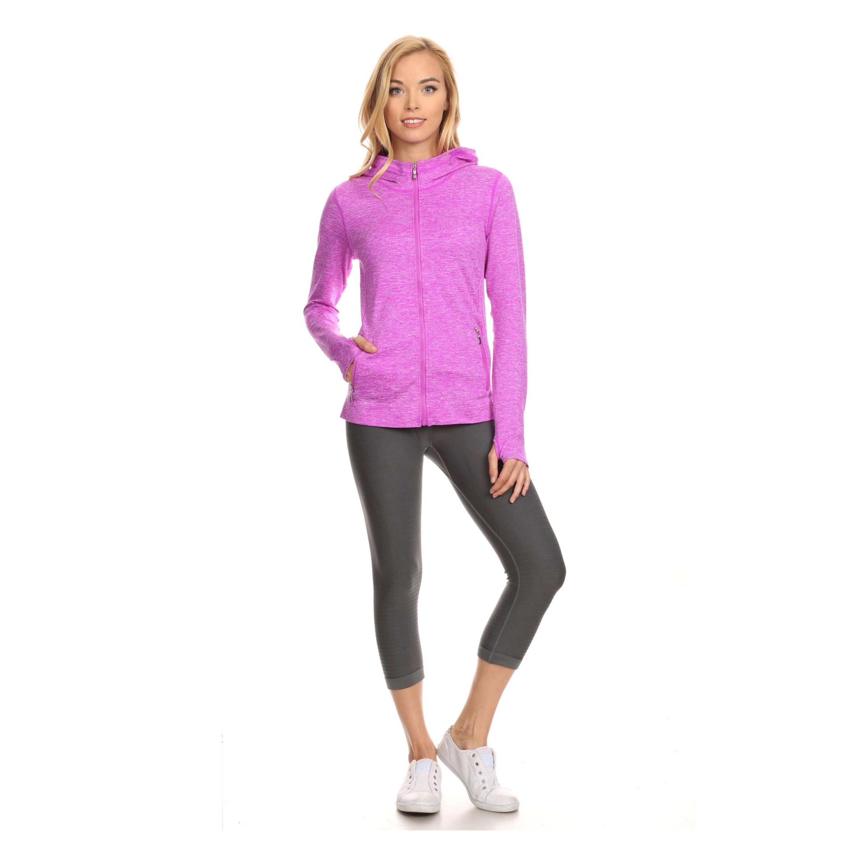 Wear Sierra Women's Seamless Full Zipper Long Sleeves Jacket