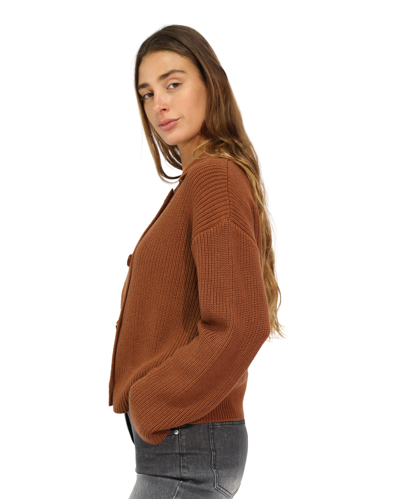 Belle & Bloom Make It With You Buttoned Cardi Jacket