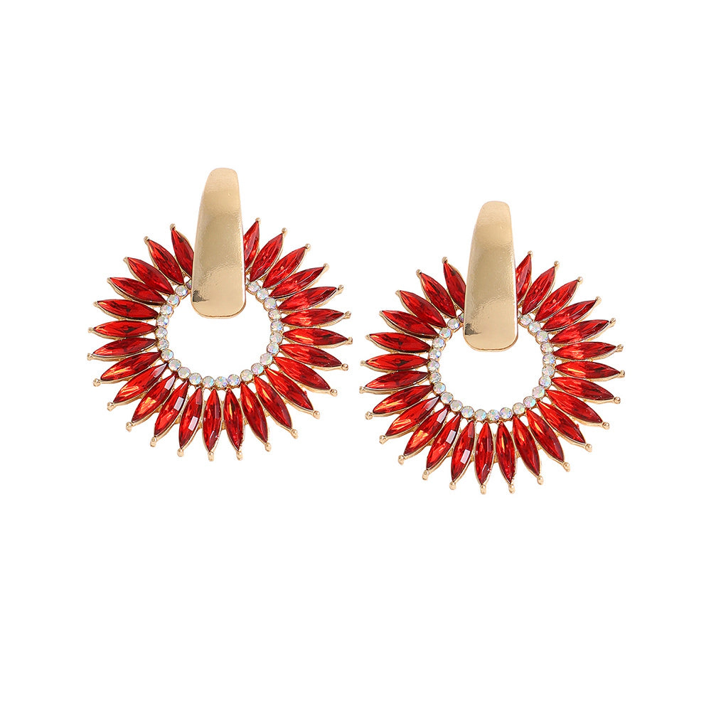 SOHI Women's Celestrial Drop Earrings