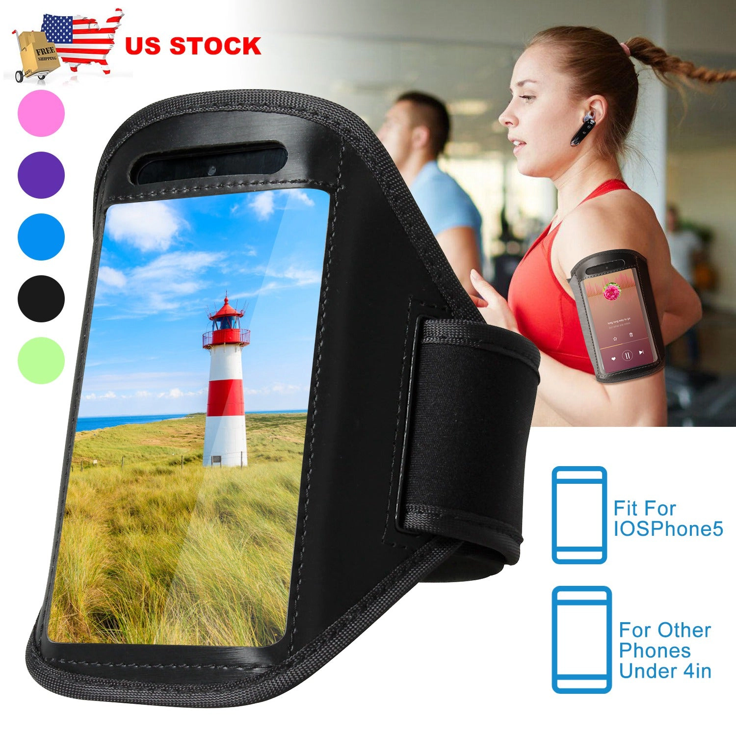 GBruno Adjustable Phone Armband Case