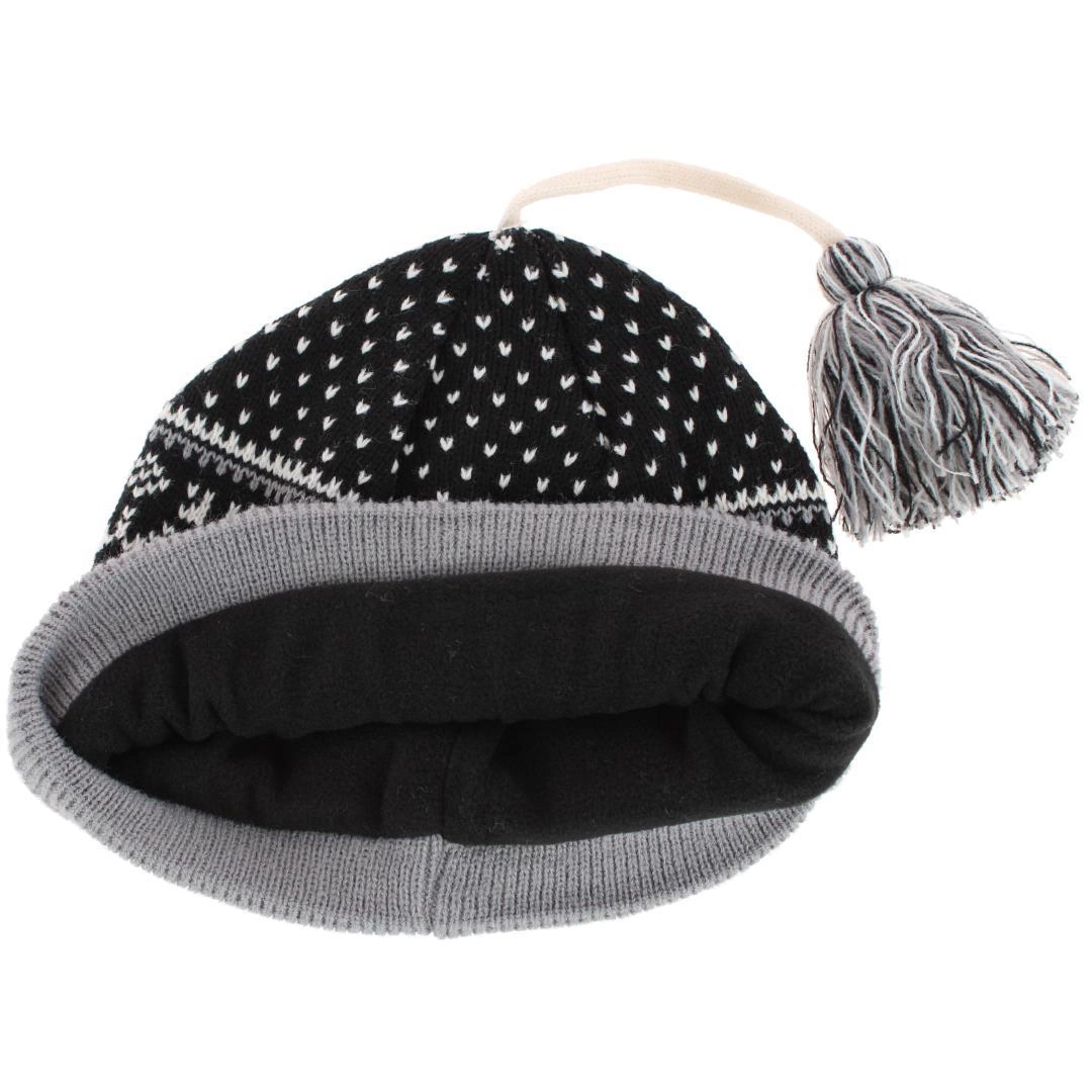 ClimaZer0 Women's Heavyweight Snowflake Winter Beanie Hat