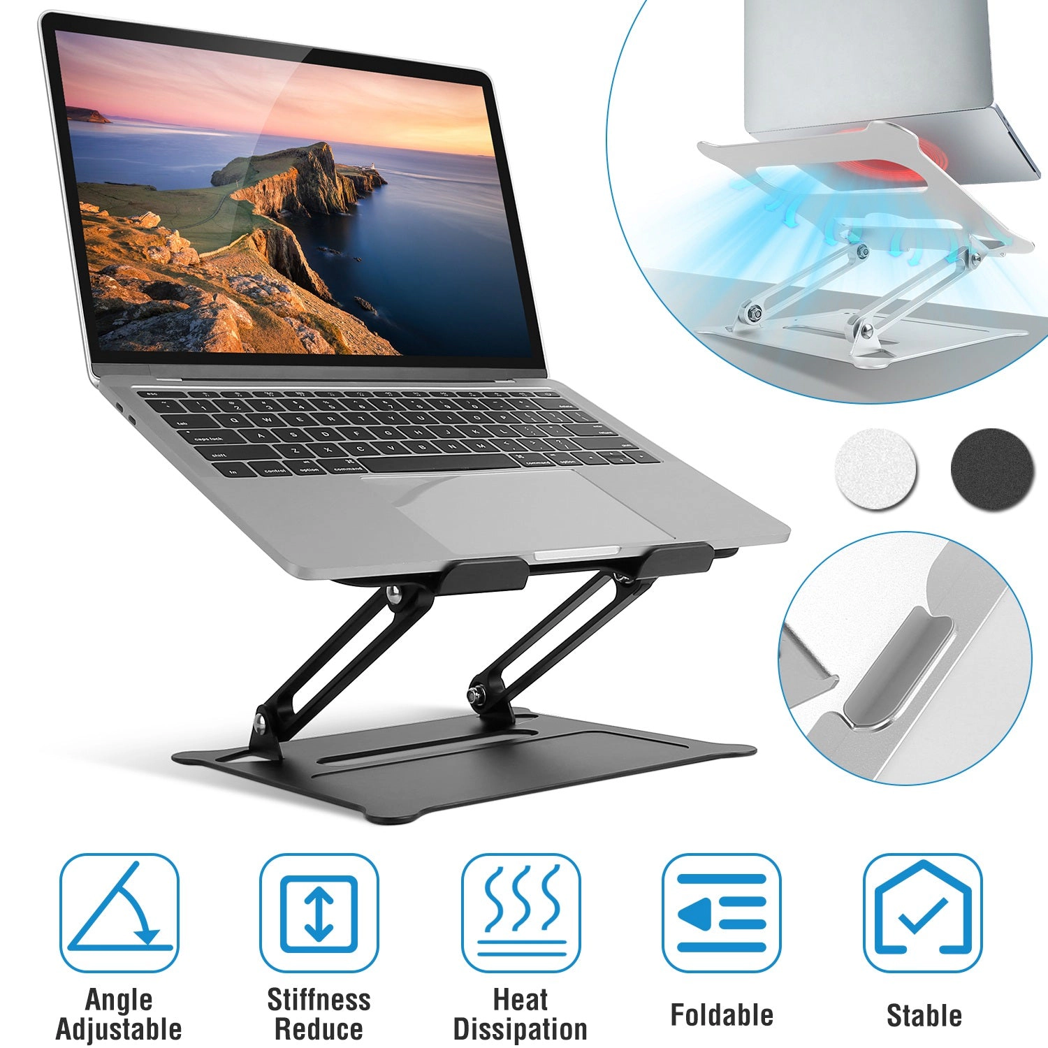 GBruno Adjustable Aluminum Laptop Stand