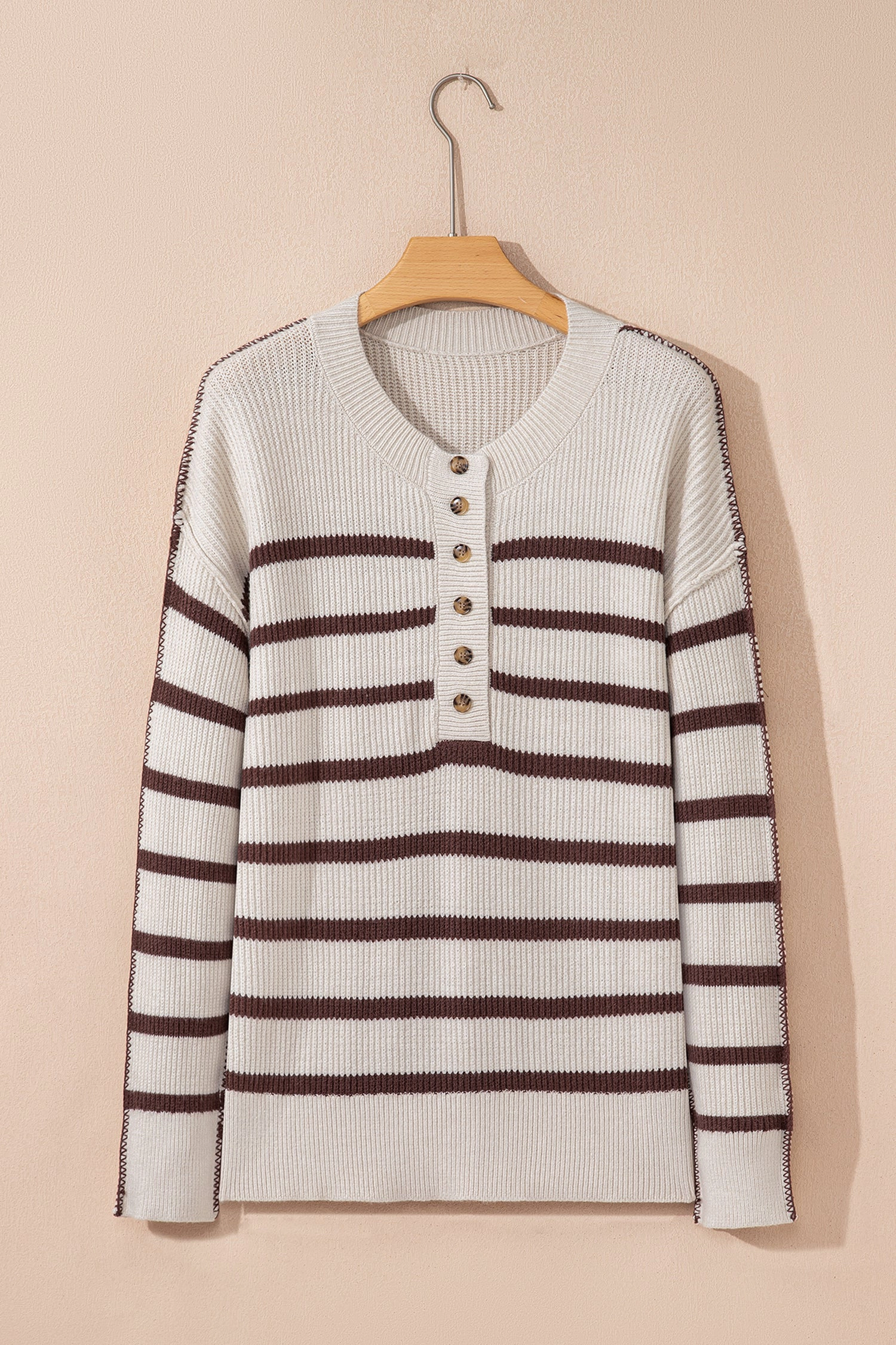 Threaded Pear Women's Mckenzie Drop Shoulder Slouchy Sweater