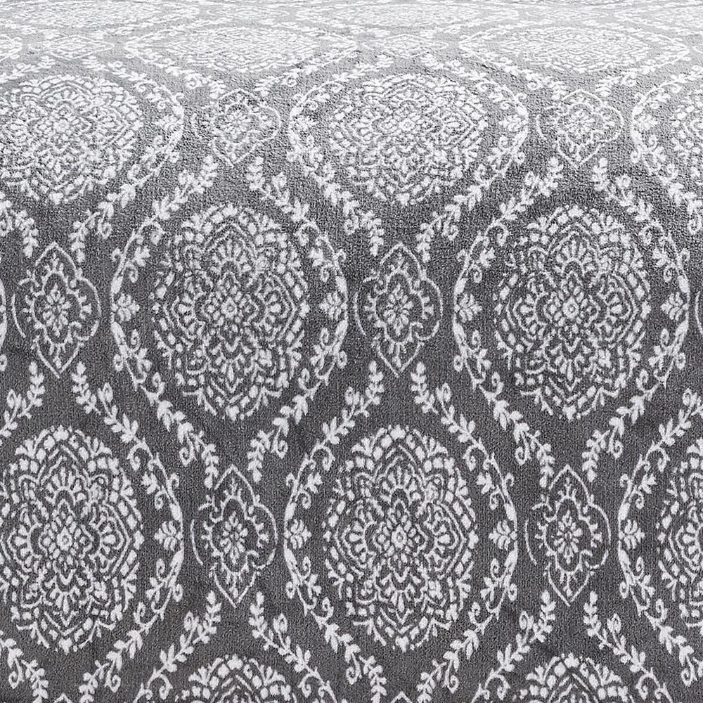 Plazatex Gracey Printed Luxurious Ultra Soft Lightweight Bed Blanket 102" x 90" Multicolor