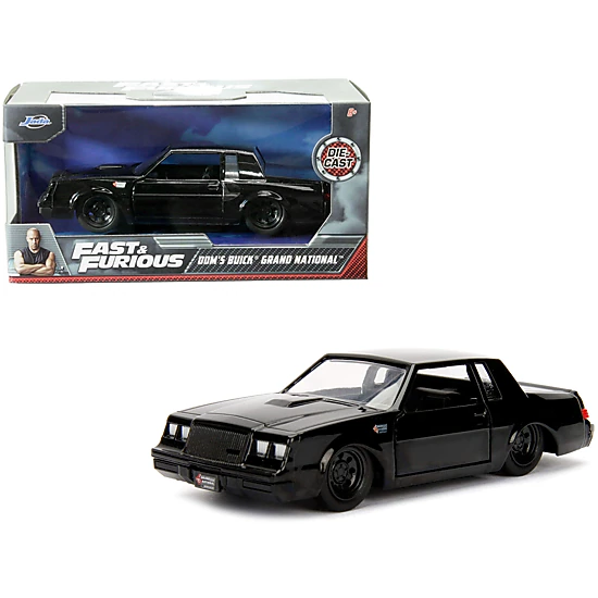 Jada Collectible Dom'S Buick Grand National Black "Fast & Furious" Movie 1/32 Diecast Model Car