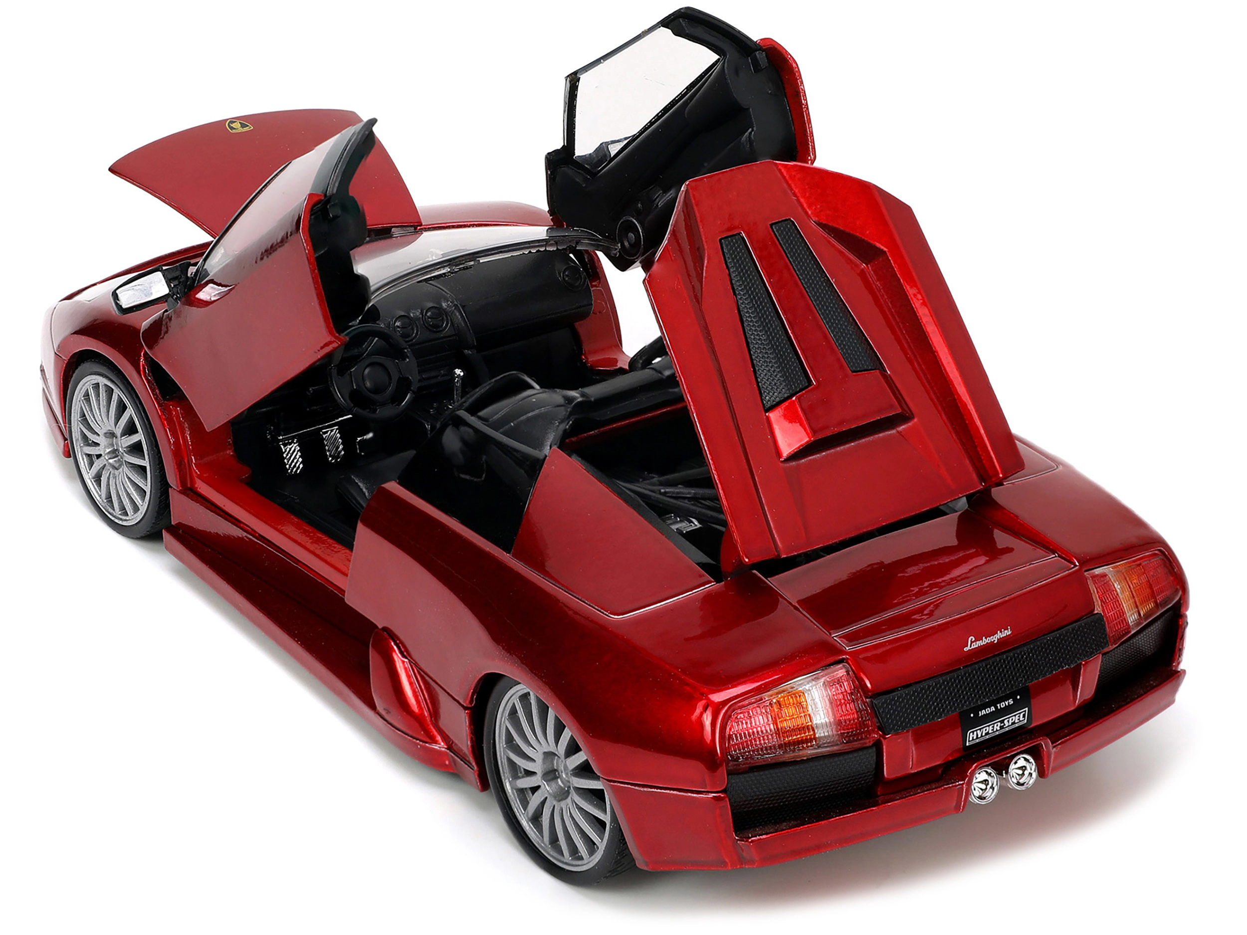 Jada Lamborghini Murcielago Roadster Red Metallic "Hyper-Spec" Series 1/24 Diecast Model Car by Jada