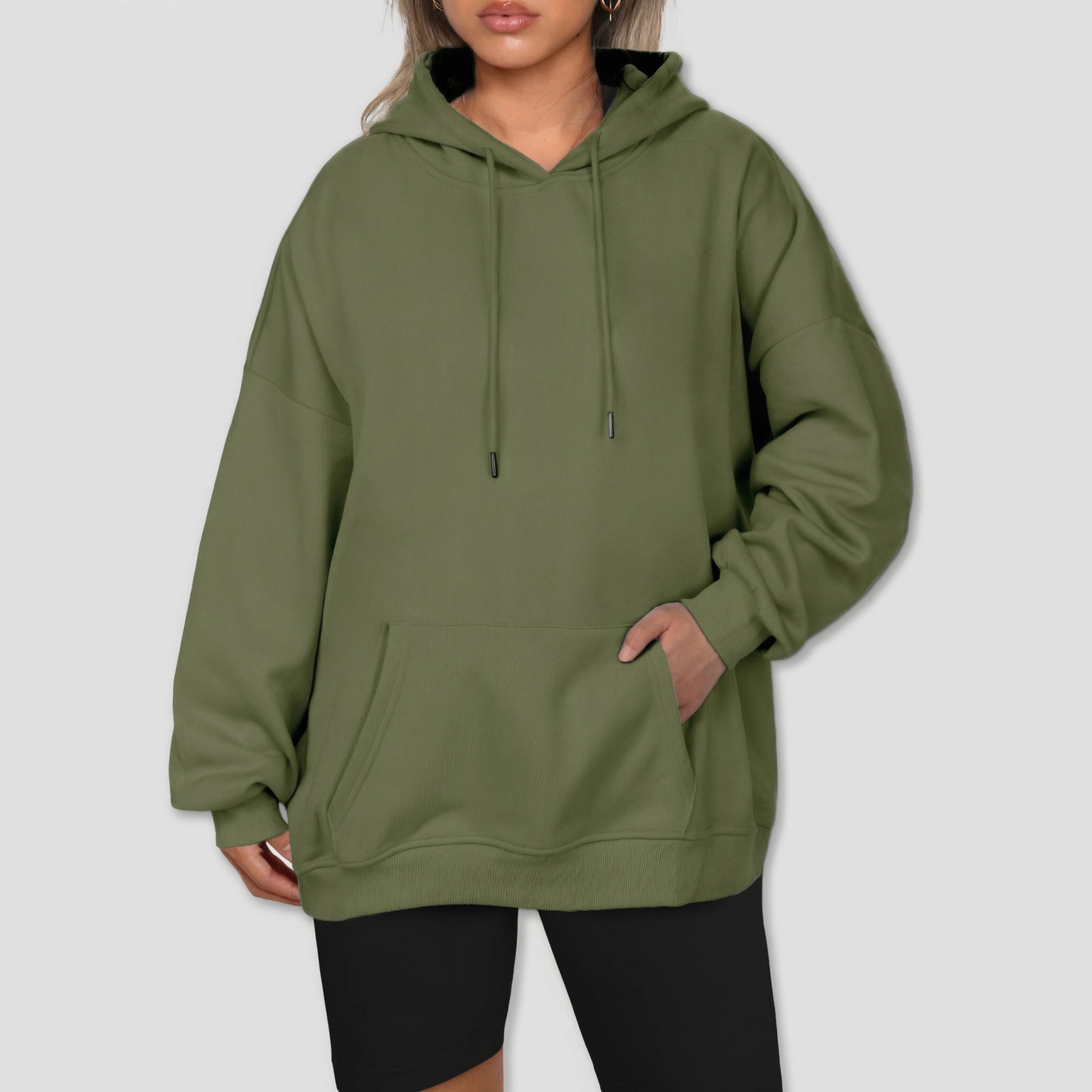 Zeagoo Women's Loose Fit Long Sleeve Hooded Pullover Sweatshirt