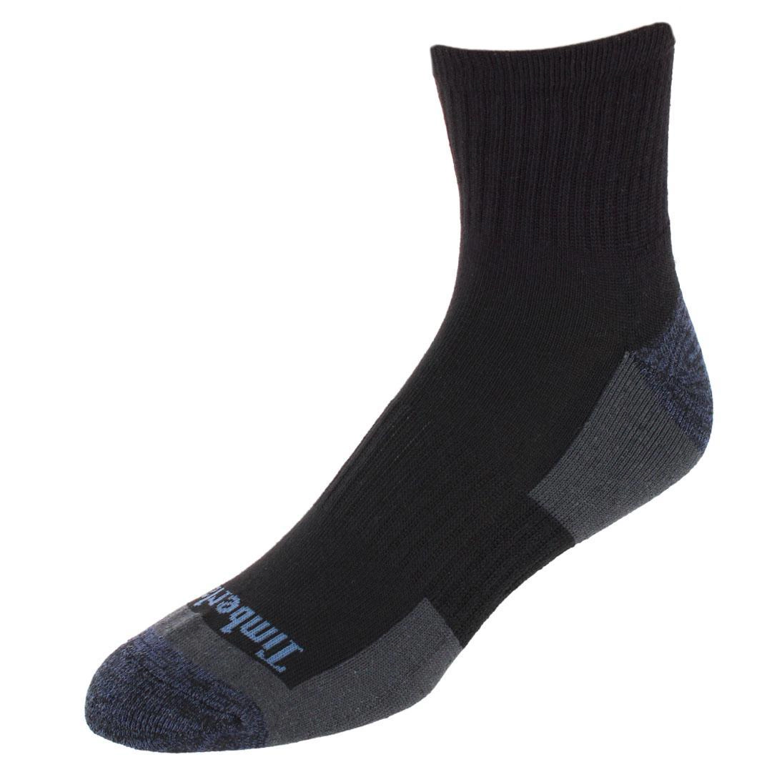 Timberland Men's Castleton Comfort Cushioned Quarter Socks (4 Pack)