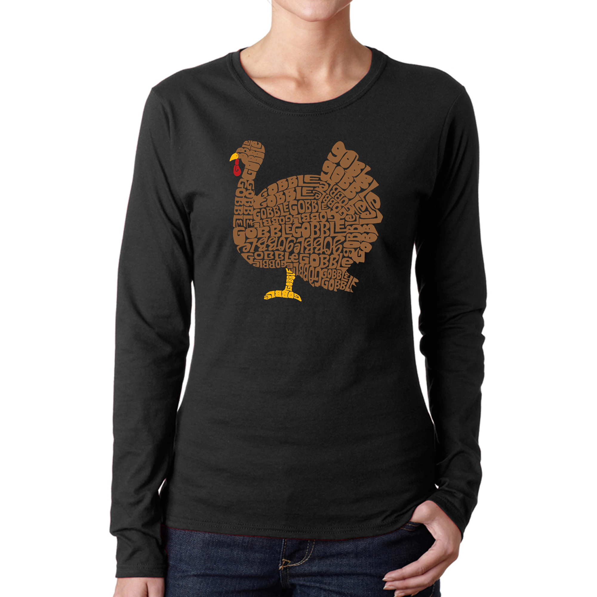 LA Pop Art Women's Word Long Sleeve T-Shirt