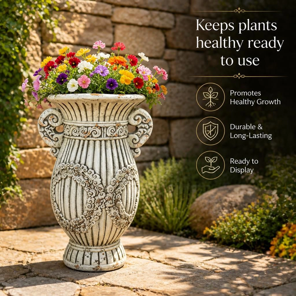 WOW PIONEER Tall Freestanding MgO Planter