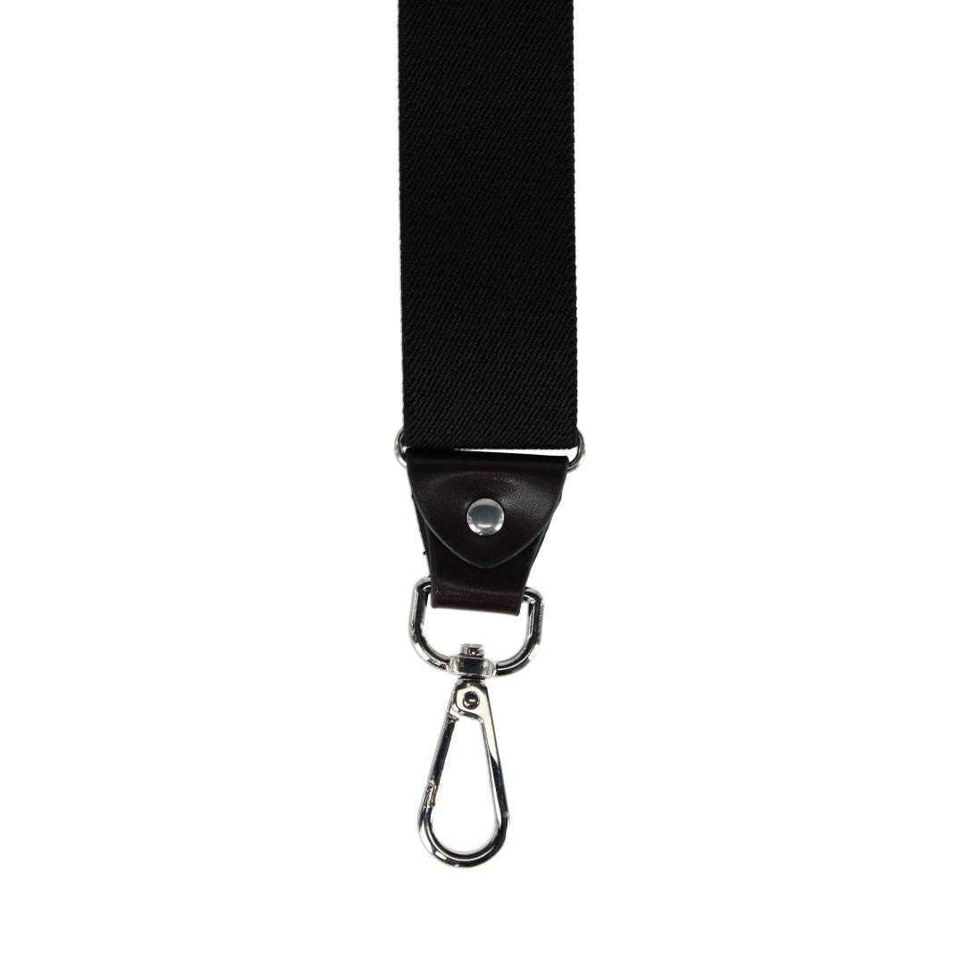 CTM Men's Elastic Y-Back Sleek Swivel Hook Suspenders