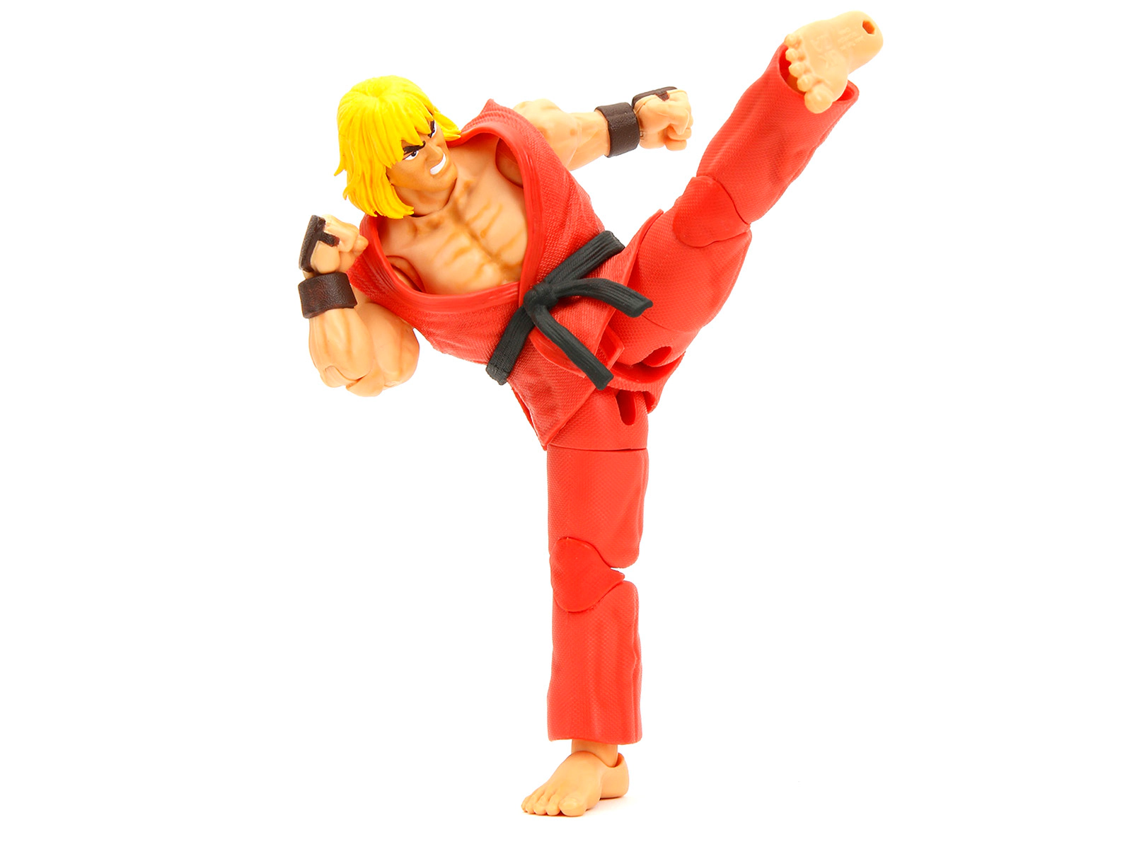 Jada Collectible Ken 6" Moveable Figure With Accessories And Alternate Head Hands "Ultra Street Fighter Ii: The Final