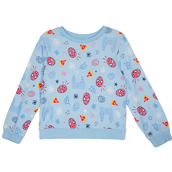 Marvel Spider-Man Boys' Loungewear 2-Piece Sweatshirt and Pants Set