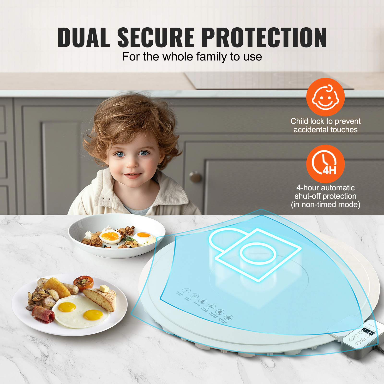 HONGGE Electric Warming Tray, Food Warming Mat for Buffet